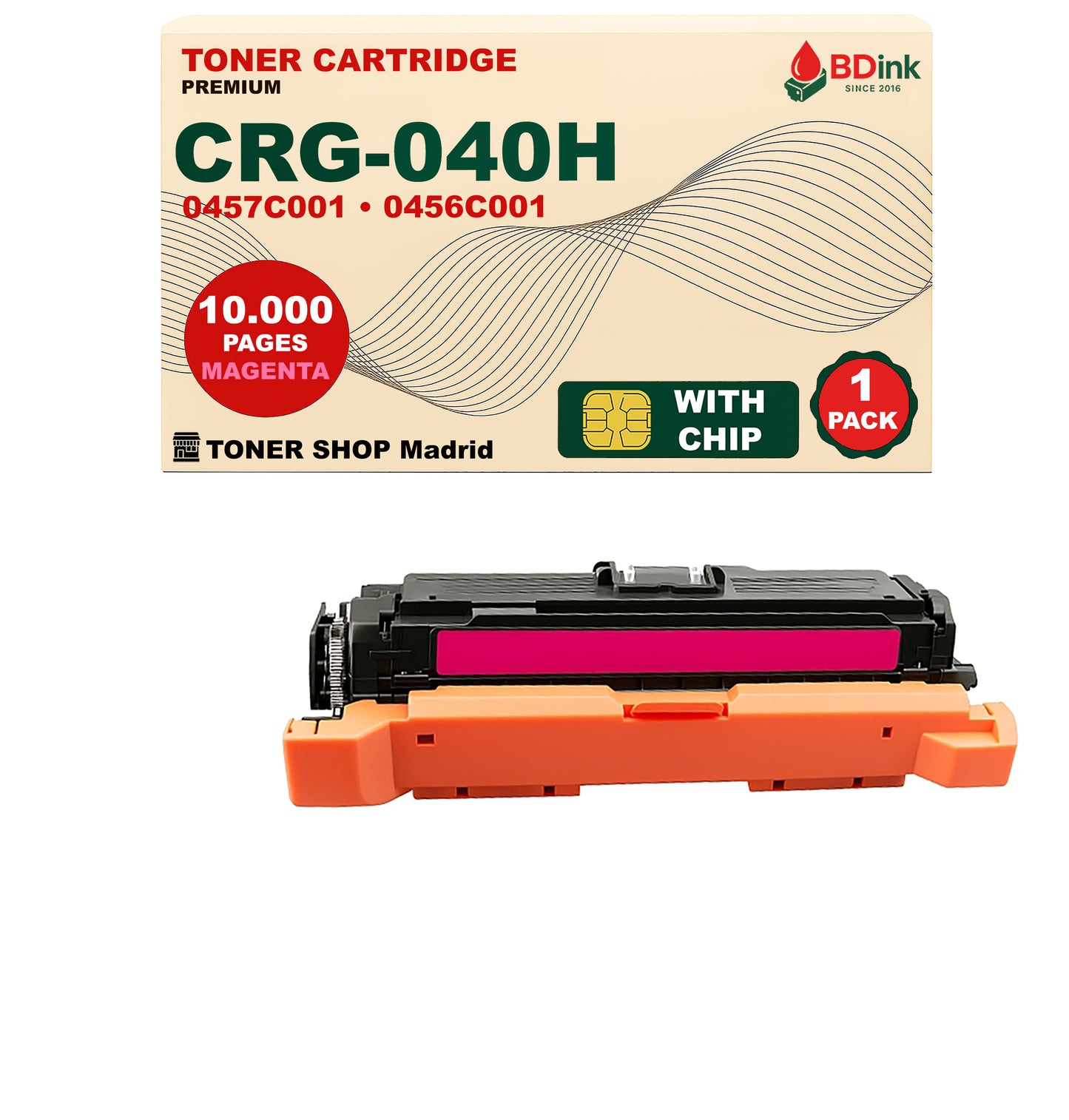 BDink Tóner Compatible Canon 040H (CMYK Pack 4)