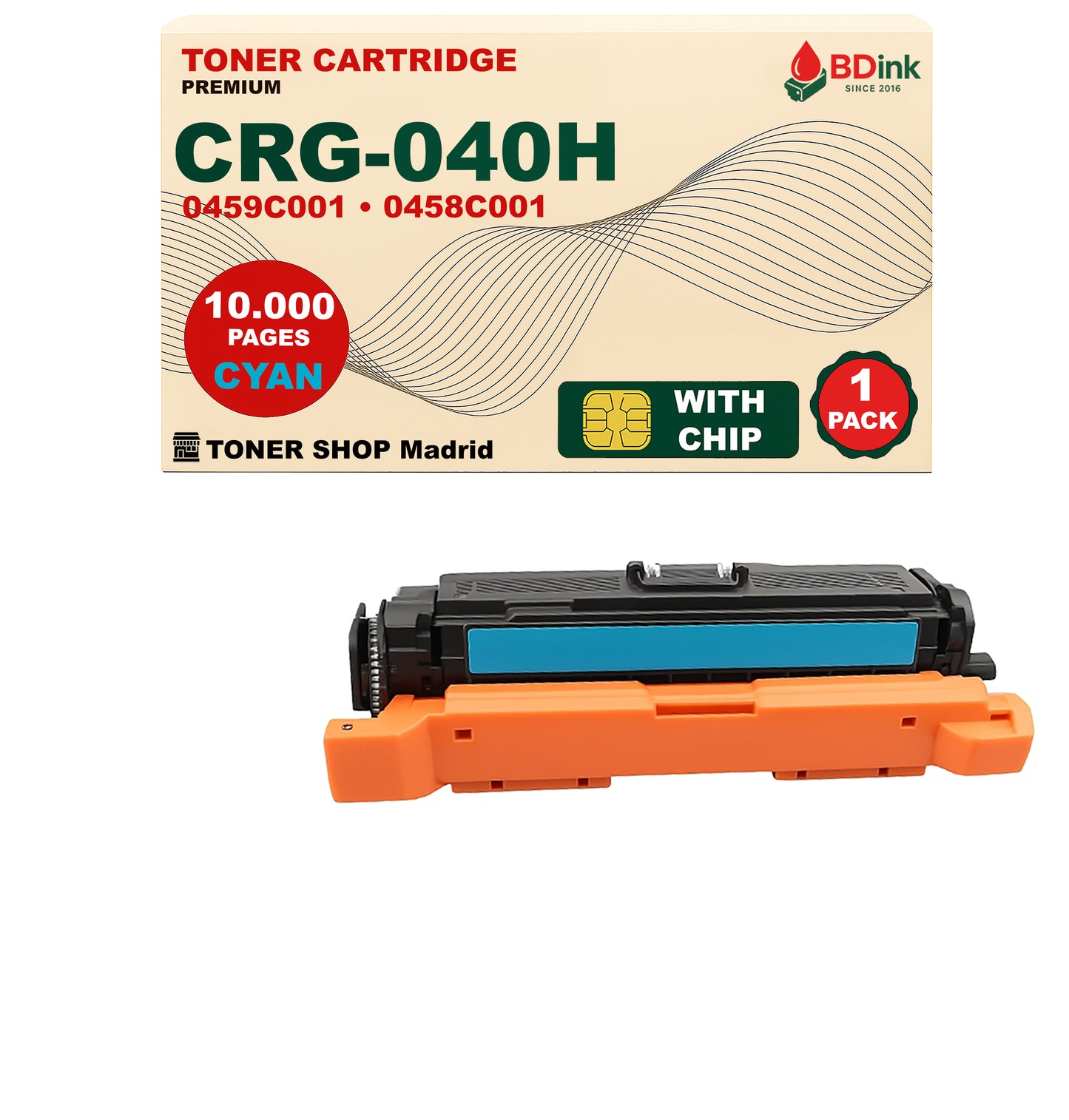 BDink Tóner Compatible Canon 040H (CMYK Pack 4)