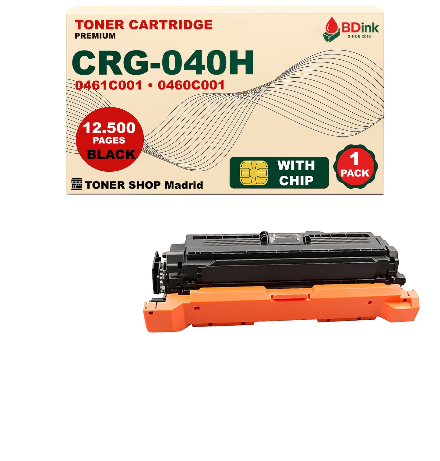 BDink Tóner Compatible Canon 040H (CMYK Pack 4)