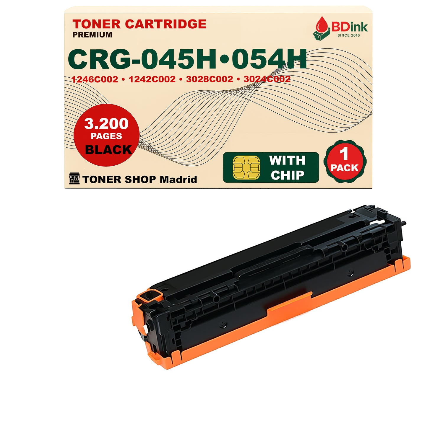 BDink Tóner Compatible Canon 045H/054H (CMYK Pack 4)