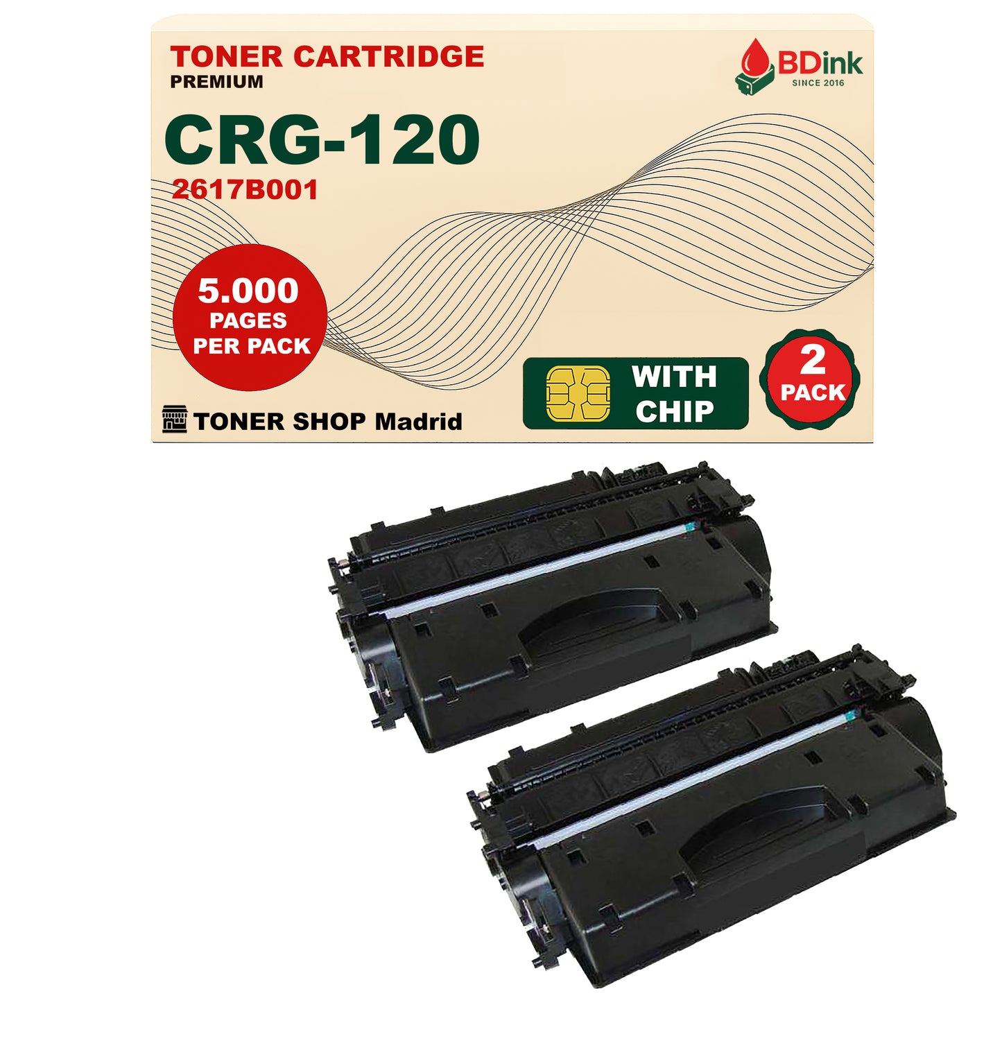 BDink Cartucho Tóner Compatible Canon 120 Negro