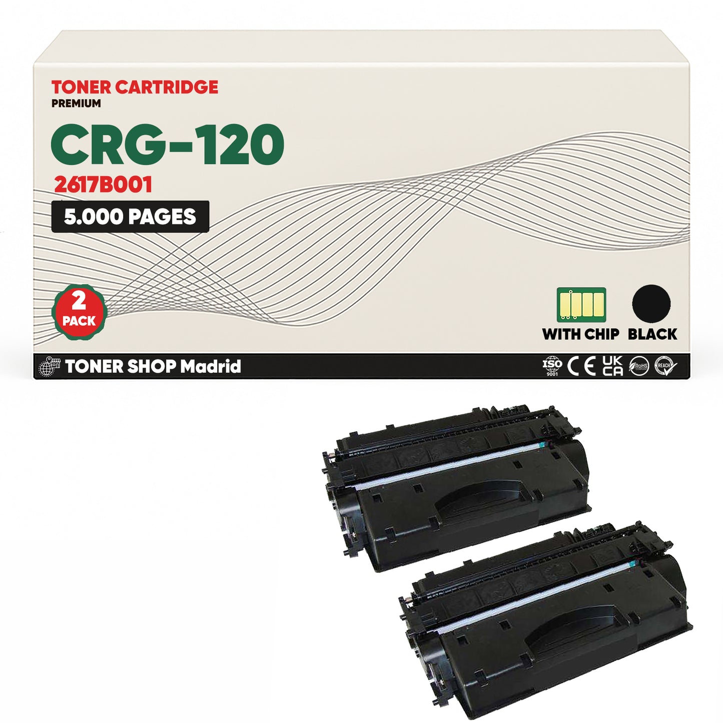 BDink Cartucho Tóner Compatible Canon 120 Negro