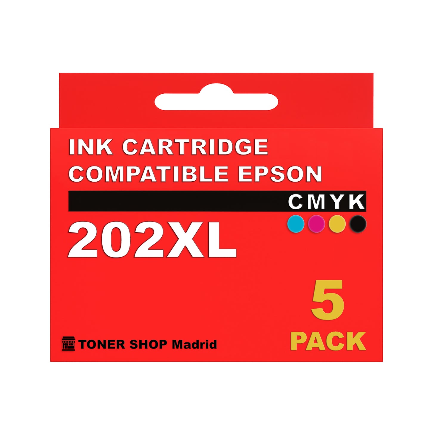 BDink Cartuchos Tinta Compatible Epson 202XL CMYK (Pack 5)