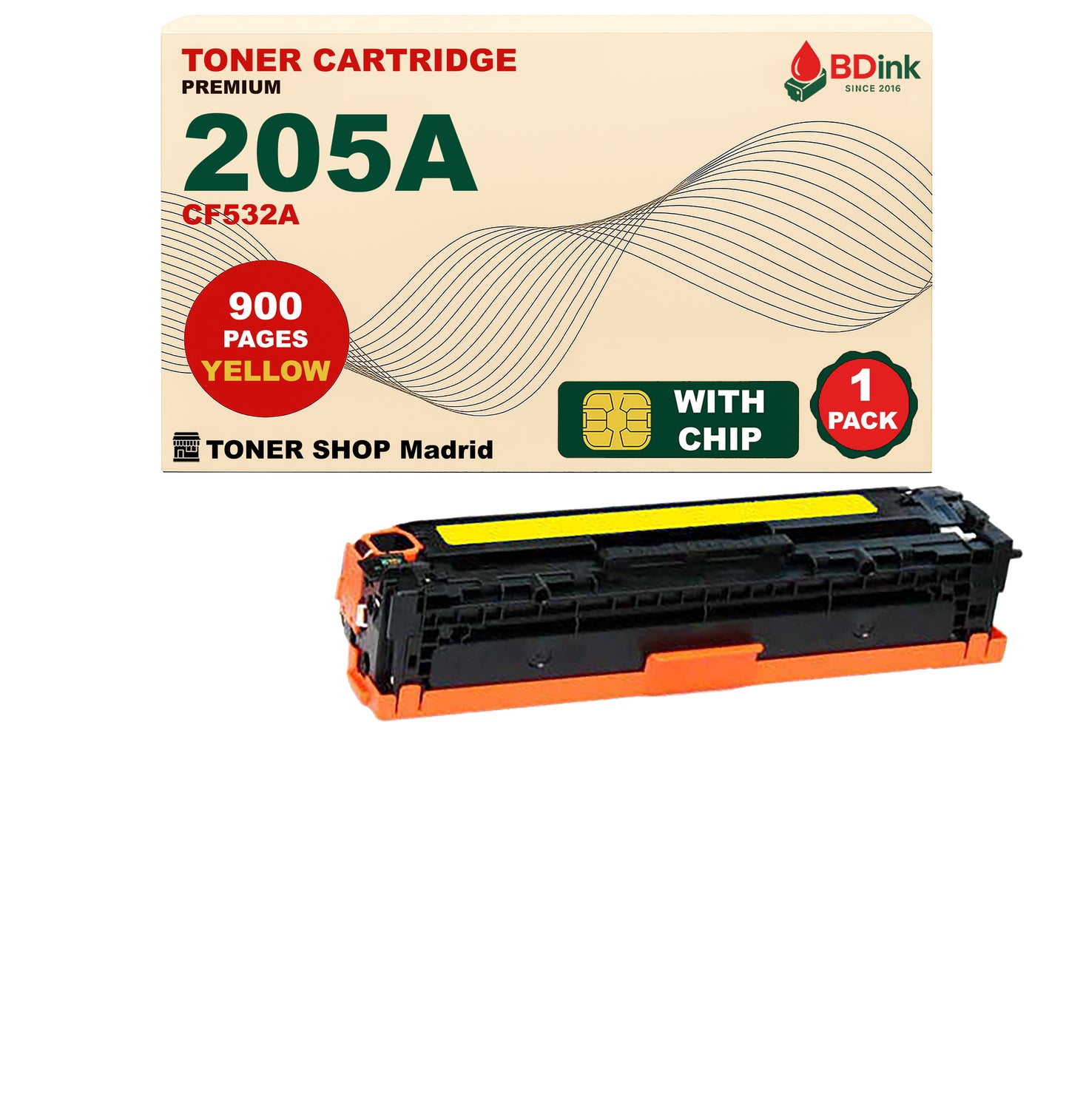 BDink Tóner Compatible HP 205A (Pack 4 CMYK) CF530A CF531A CF532A CF533A