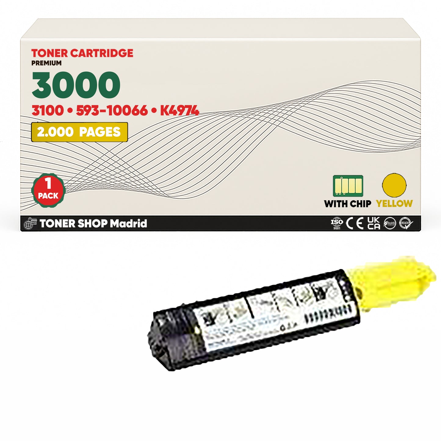 BDink Cartucho/s Tóner Compatible/s Dell 3000/3100 CMYK (Pack 4)