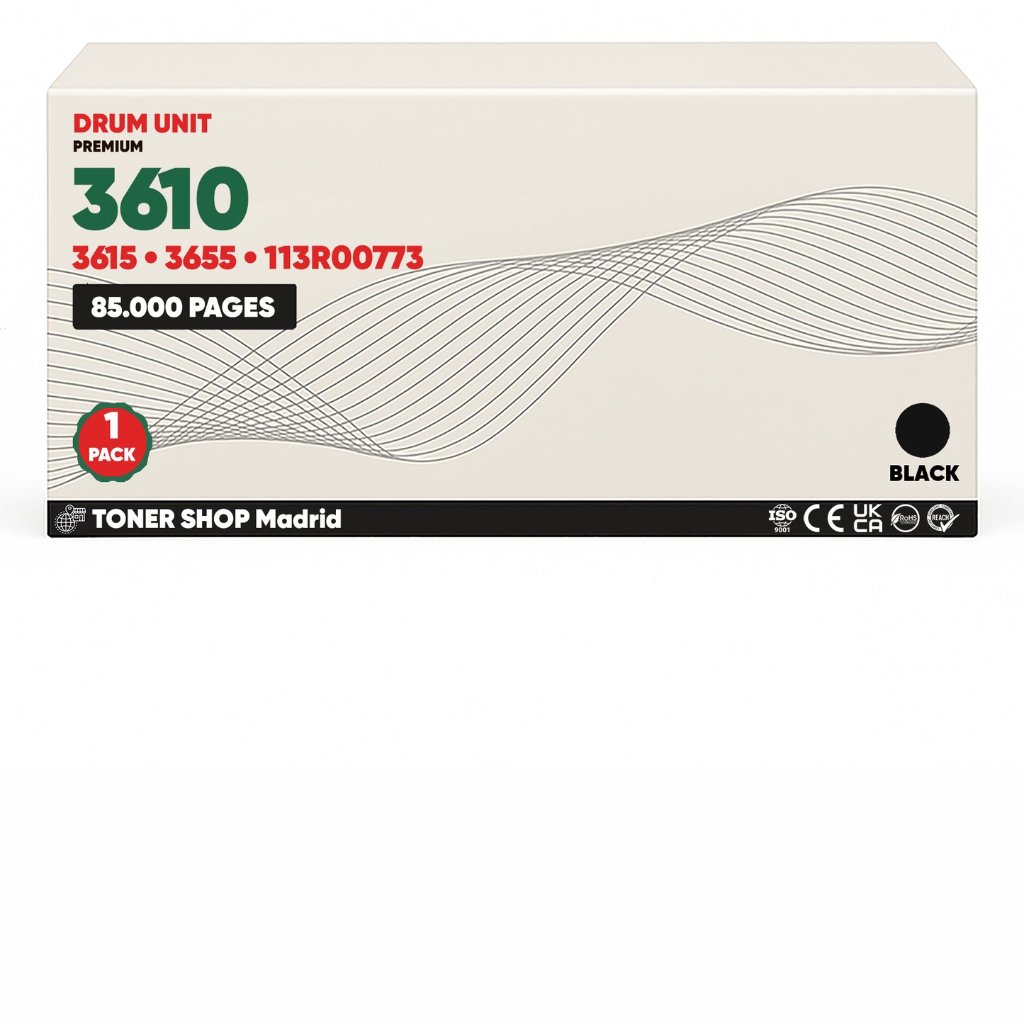 BDink Tambor de Imagen Compatible Xerox Phaser 3610/3655 (Drum)