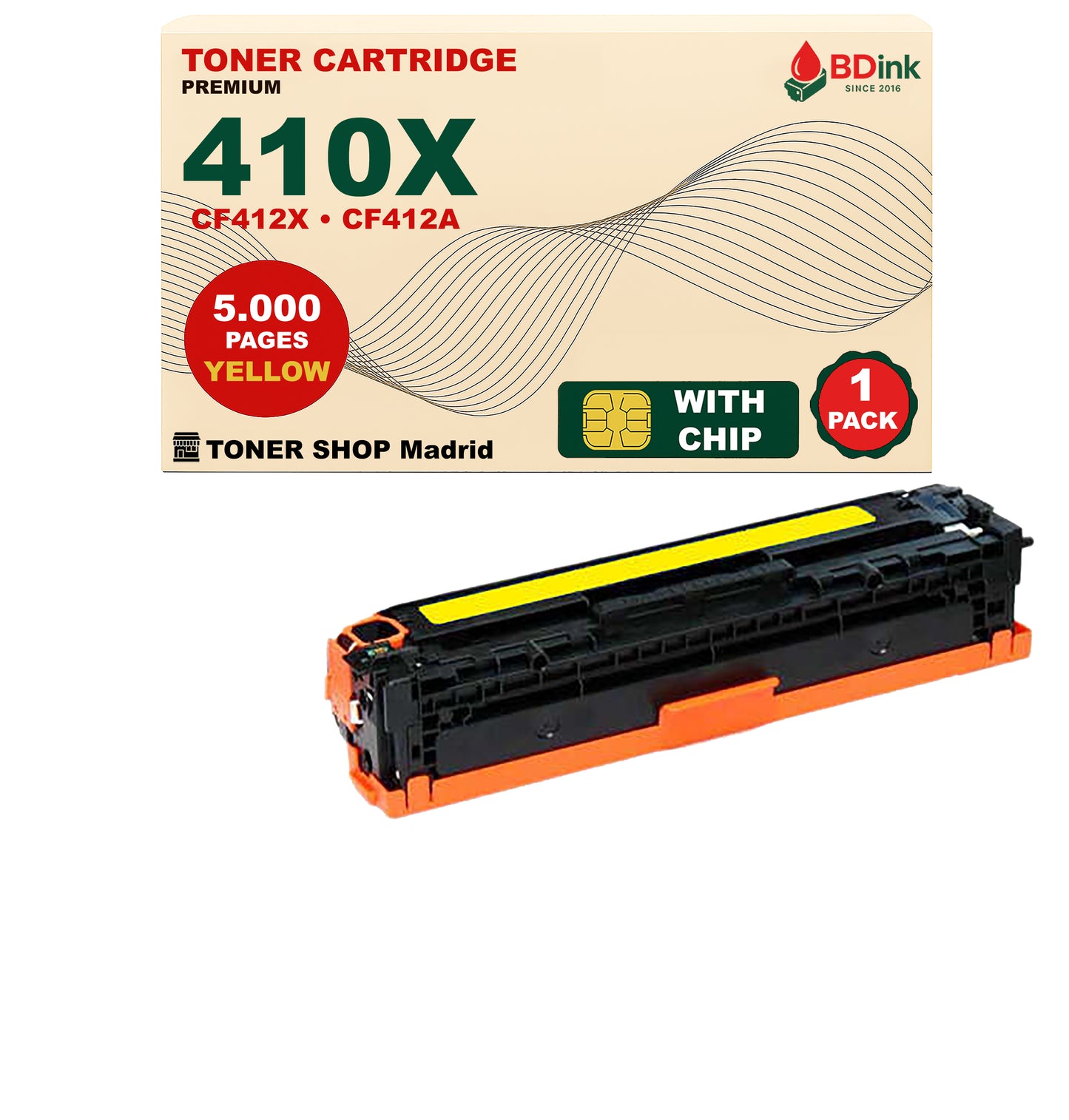 BDink Tóner Compatible HP 410X (Pack 4 CMYK) CF410X CF411X CF412X CF413X