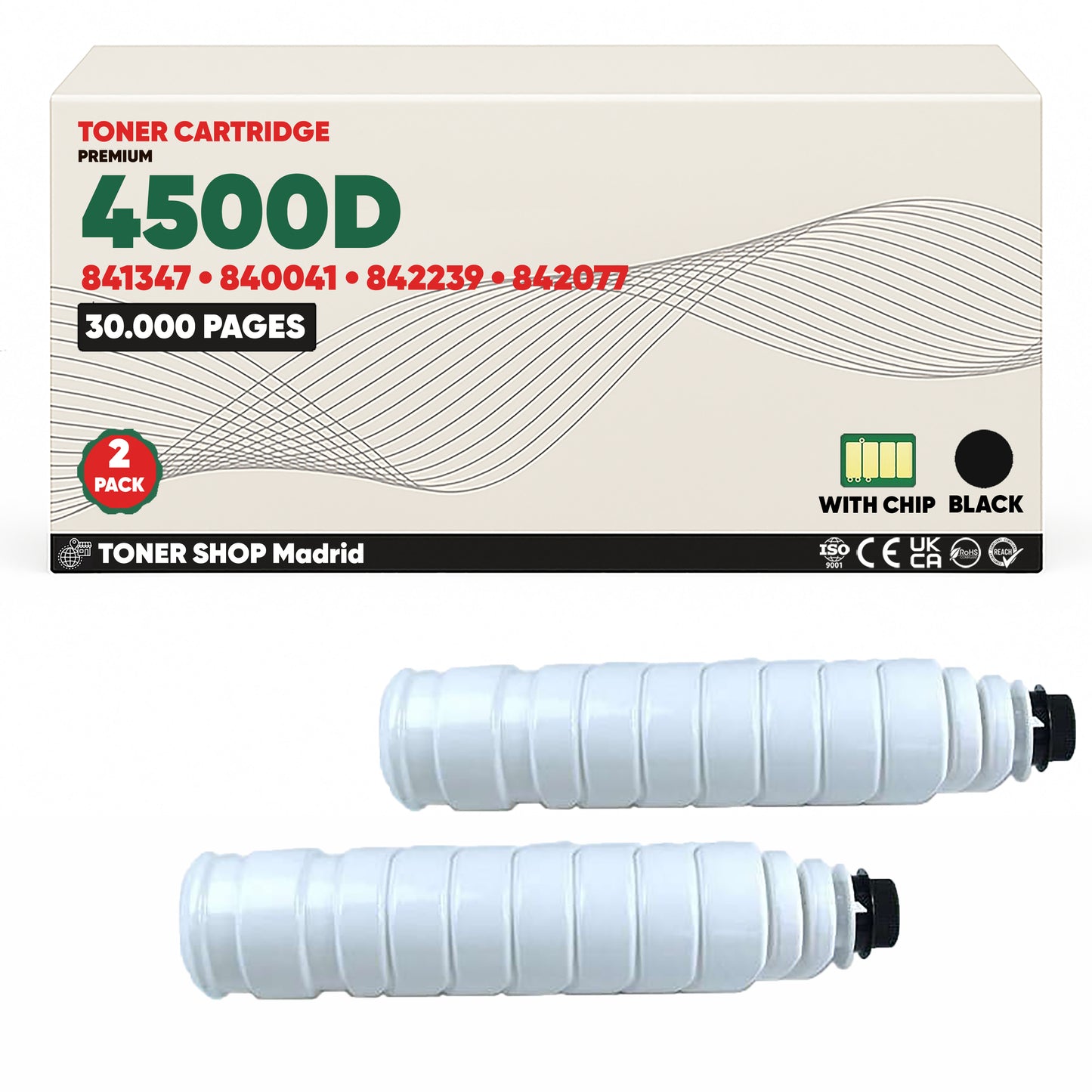 BDink Tóner Compatible Ricoh Type 4500D Negro 841347/840041