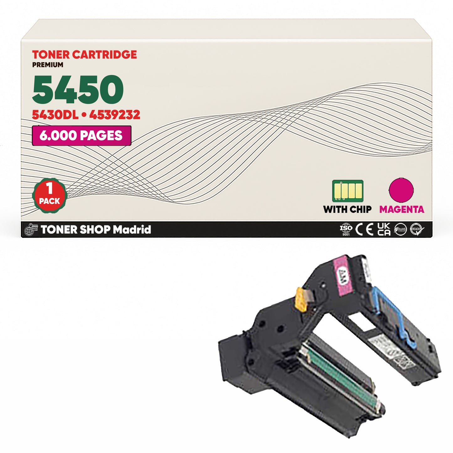 BDink Tóner Compatible Konica Minolta MagiColor 5430DL/5450 (Pack 4 CMYK)