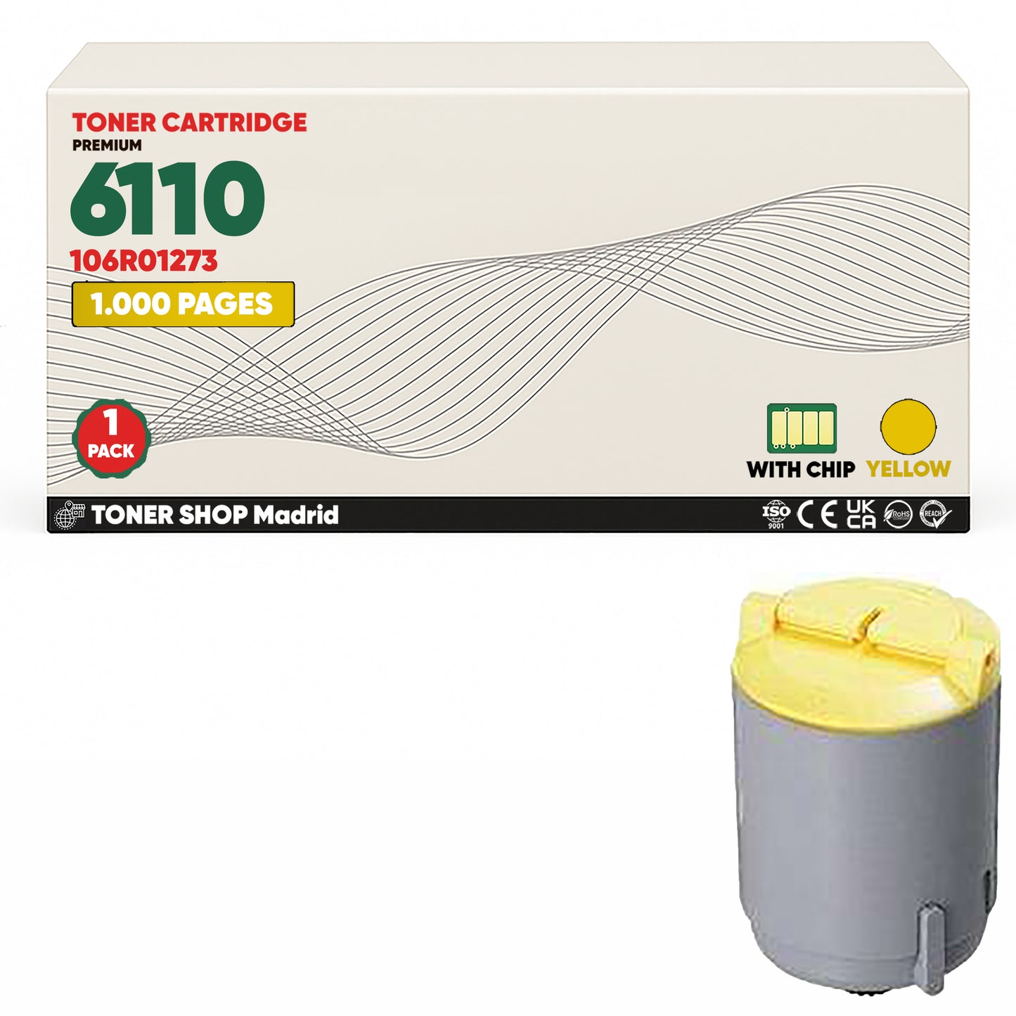 BDink Tóner Compatible Xerox Phaser 6110 (Pack 4 CMYK)