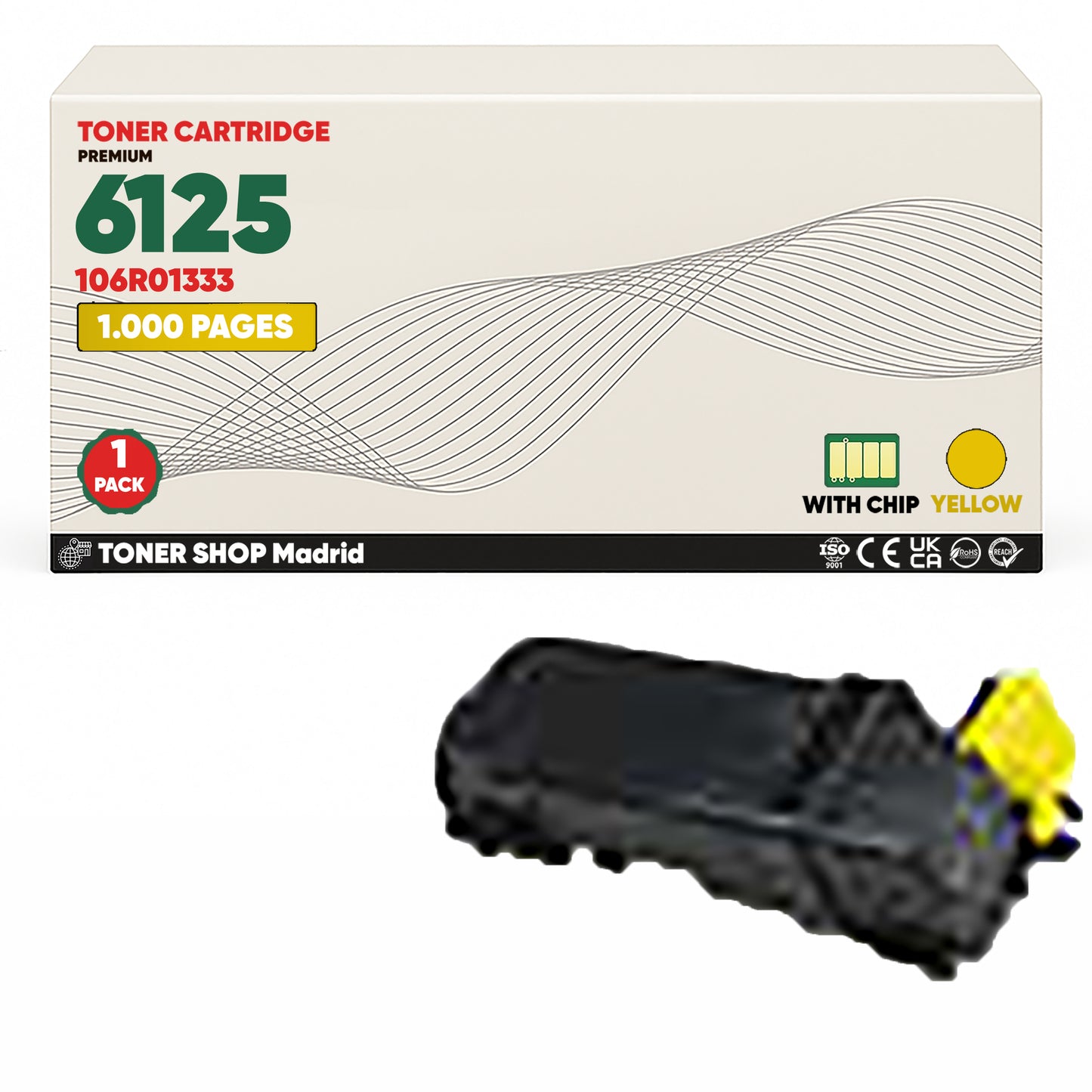 BDink Tóner Compatible Xerox Phaser 6125 (Pack 4 CMYK)