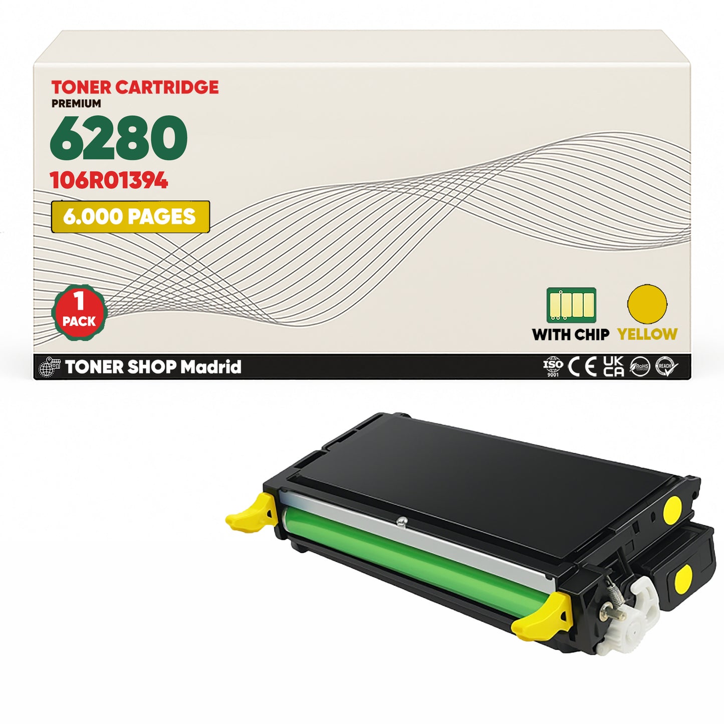 BDink Tóner Compatible Xerox Phaser 6280 (Pack 4 CMYK)