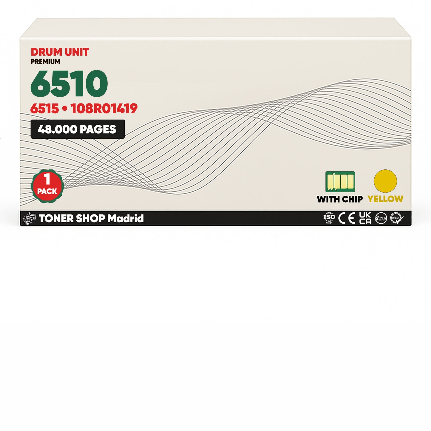 BDink Tambor de Imagen Compatible Xerox Phaser 6510/6515 (Pack 4 CMYK) Drum
