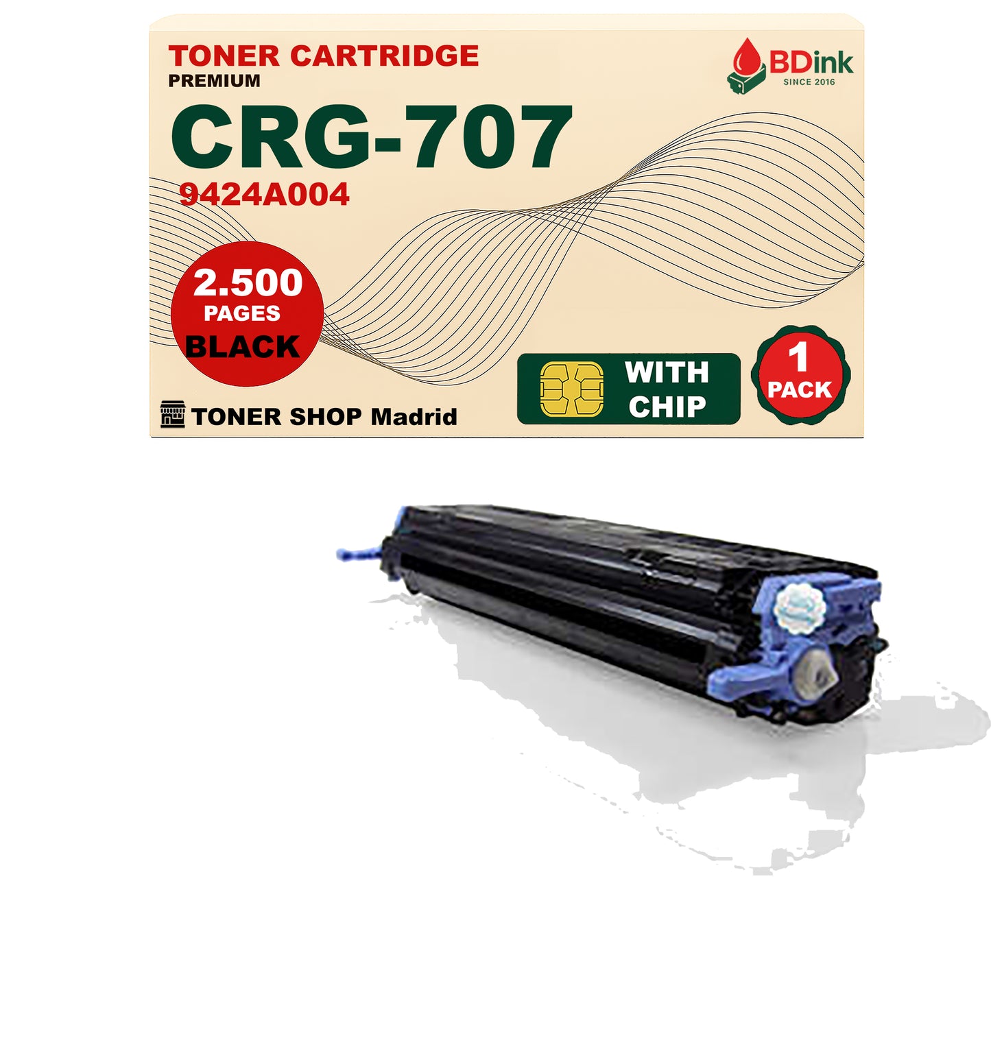 BDink Tóner Compatible Canon 707 (CMYK Pack 4)