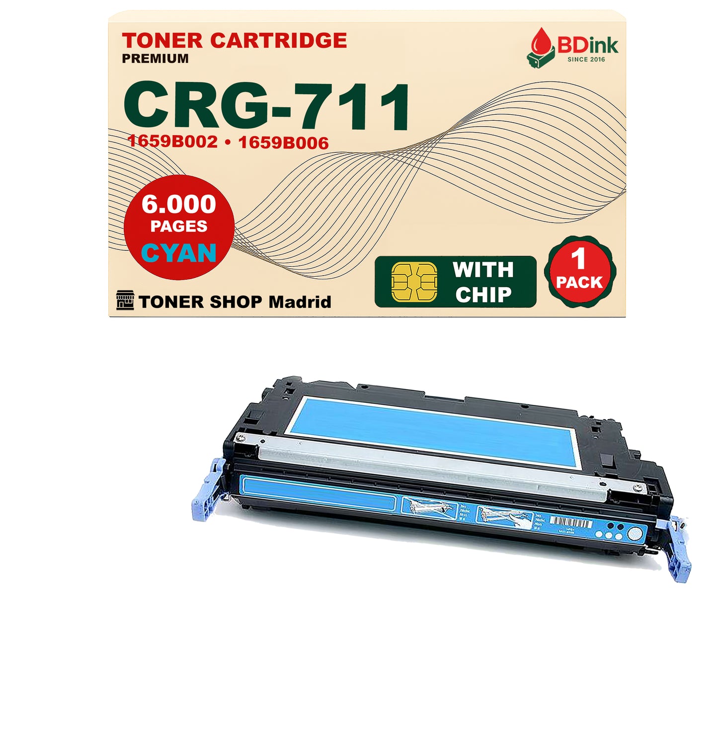 BDink Tóner Compatible Canon 711/CEXV26 (CMYK Pack 4)