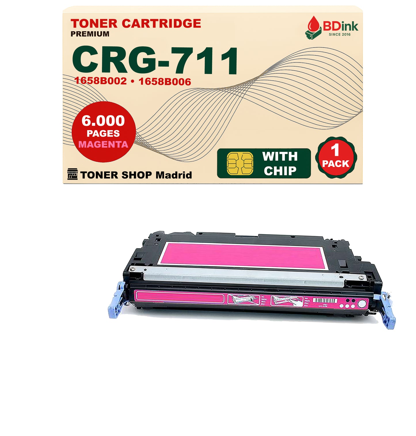 BDink Tóner Compatible Canon 711/CEXV26 (CMYK Pack 4)