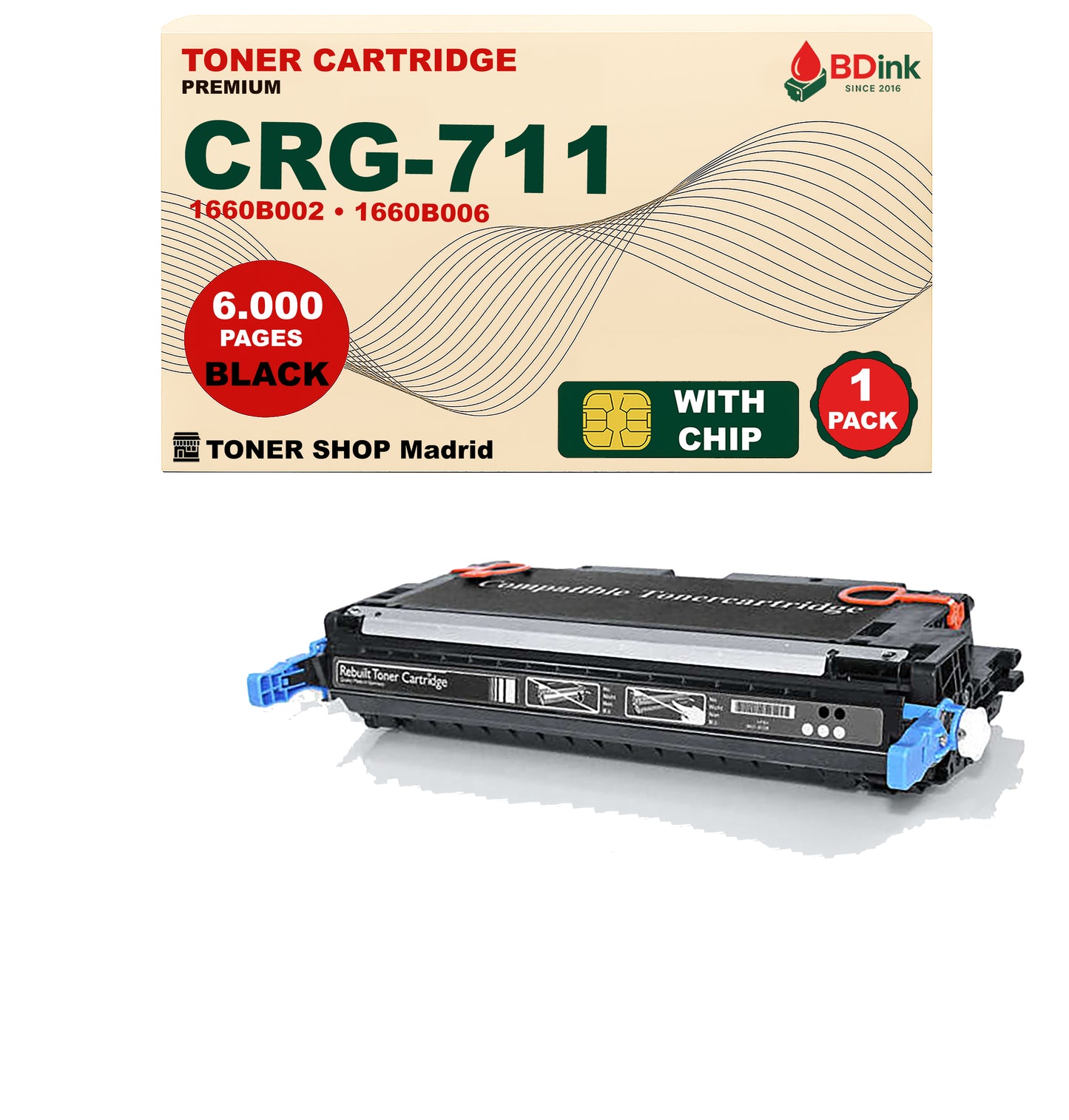 BDink Tóner Compatible Canon 711/CEXV26 (CMYK Pack 4)