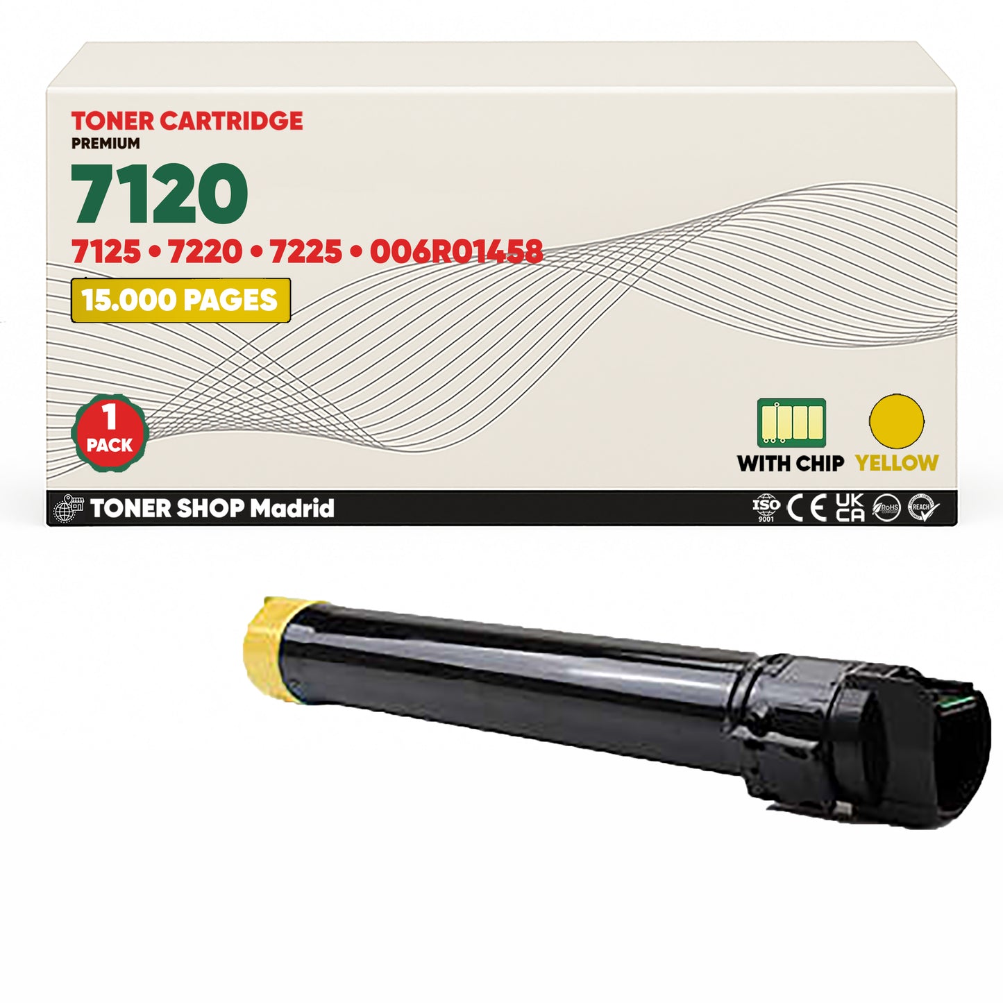 BDink Tóner Compatible Xerox WorkCentre 7120 (Pack 4 CMYK)