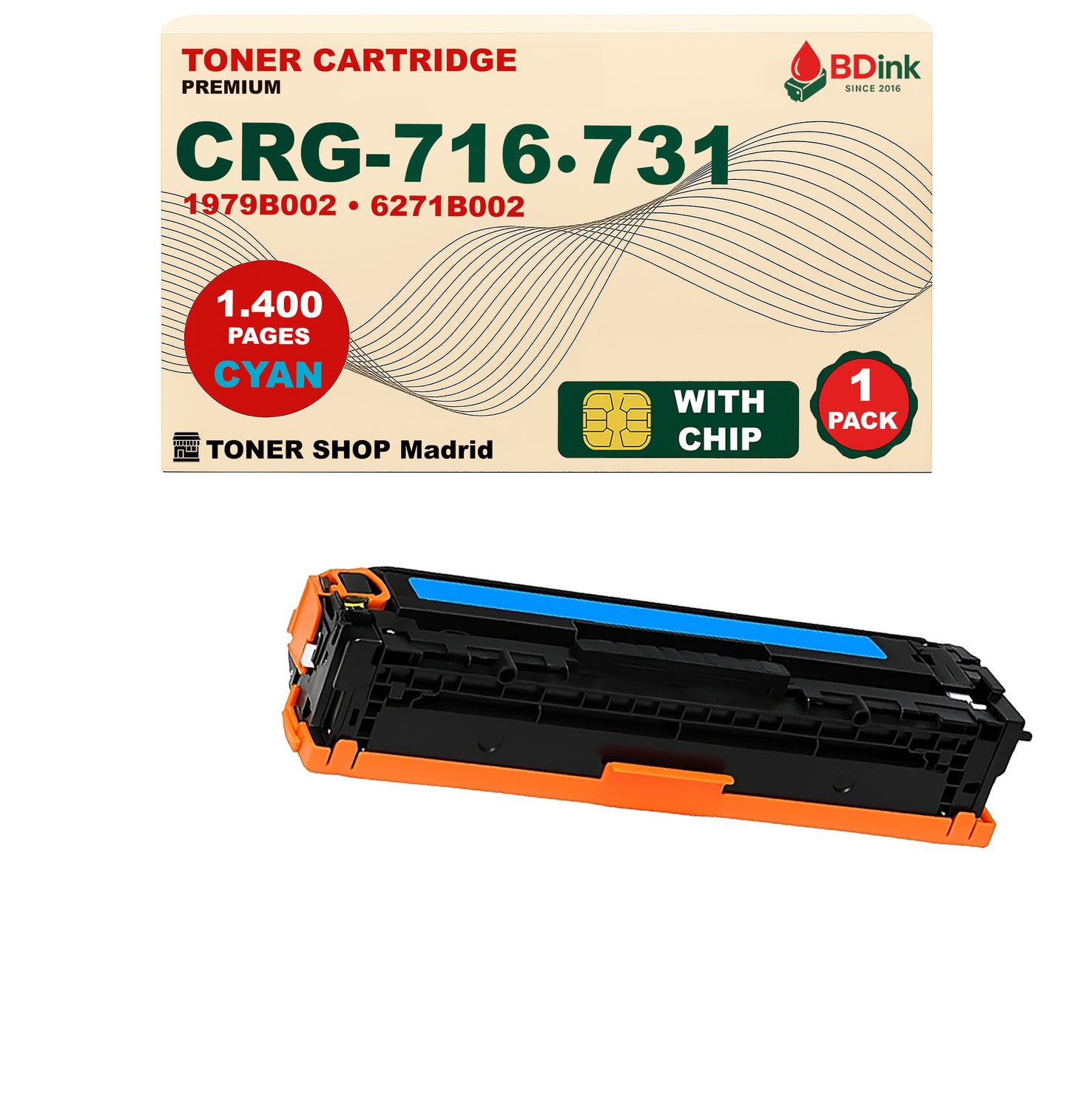 BDink Tóner Compatible Canon 716 / 731 (CMYK 4 Pack)
