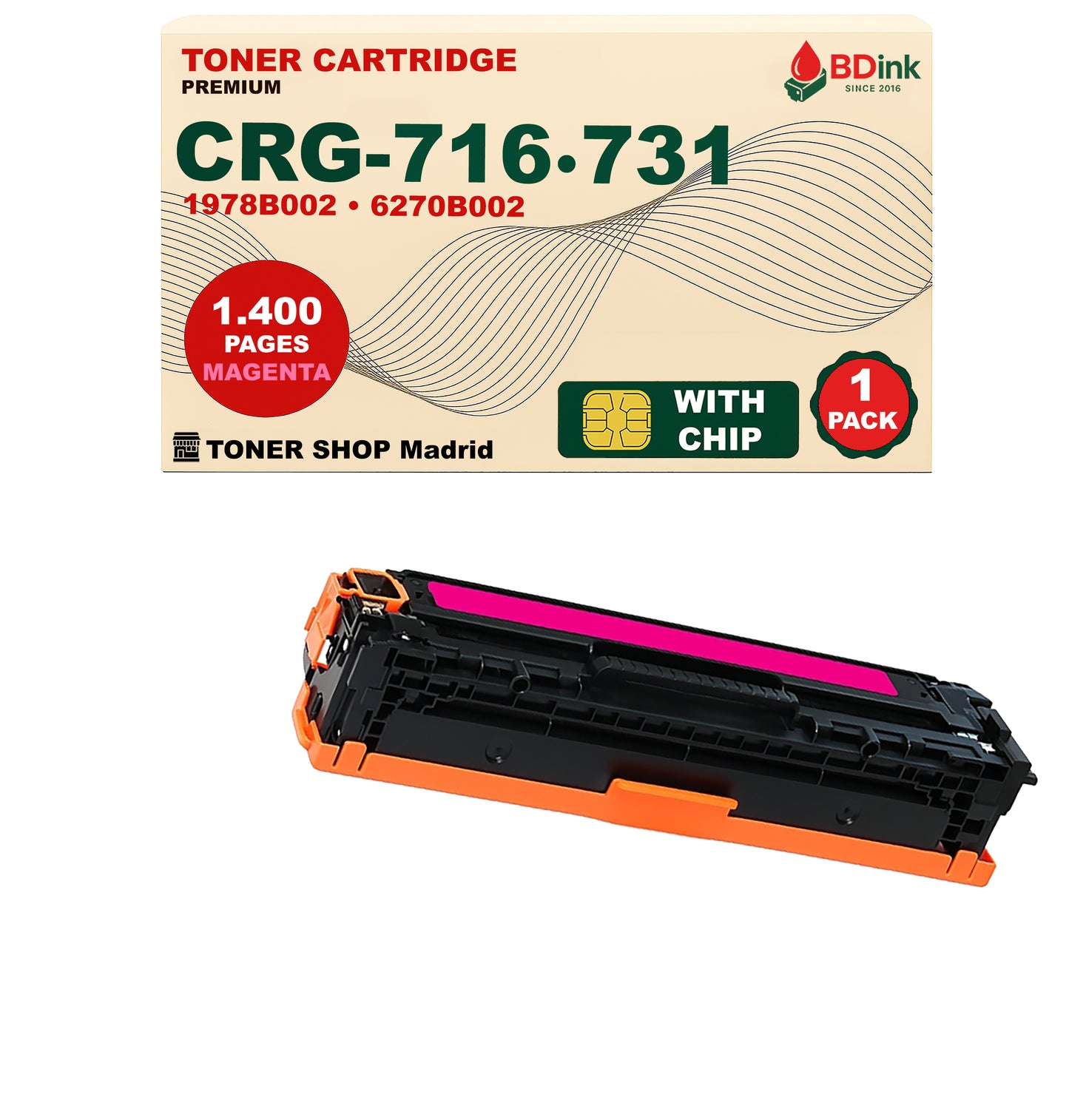 BDink Tóner Compatible Canon 716 / 731 (CMYK 4 Pack)