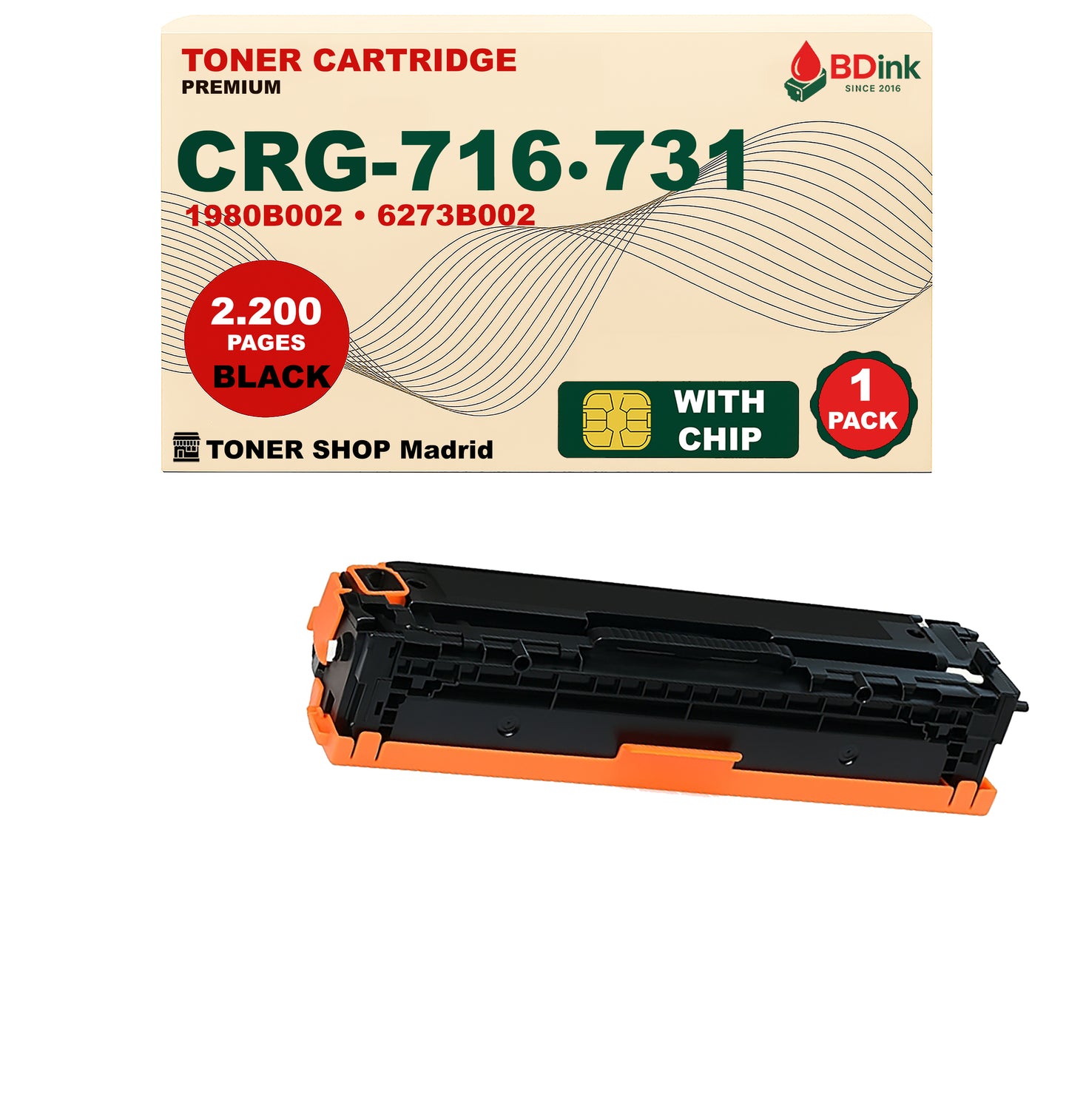 BDink Tóner Compatible Canon 716 / 731 (CMYK 4 Pack)