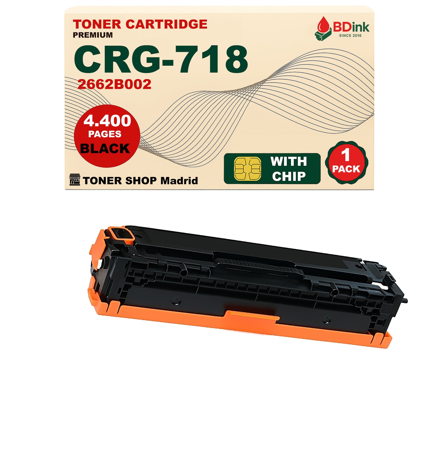 BDink Tóner Compatible Canon 718 (CMYK Pack 4)