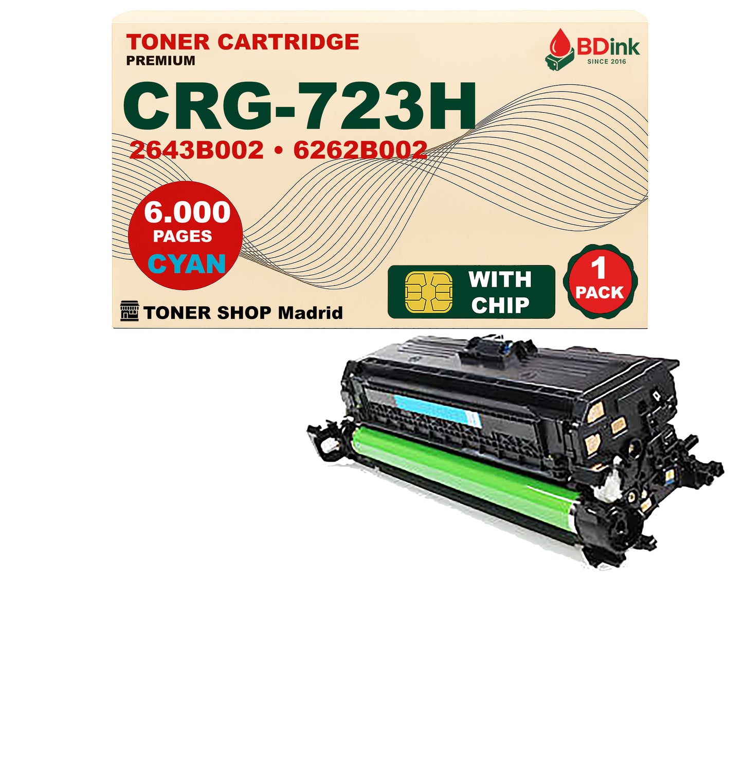BDink Tóner Compatible Canon 723H/732H (CMYK Pack 4)