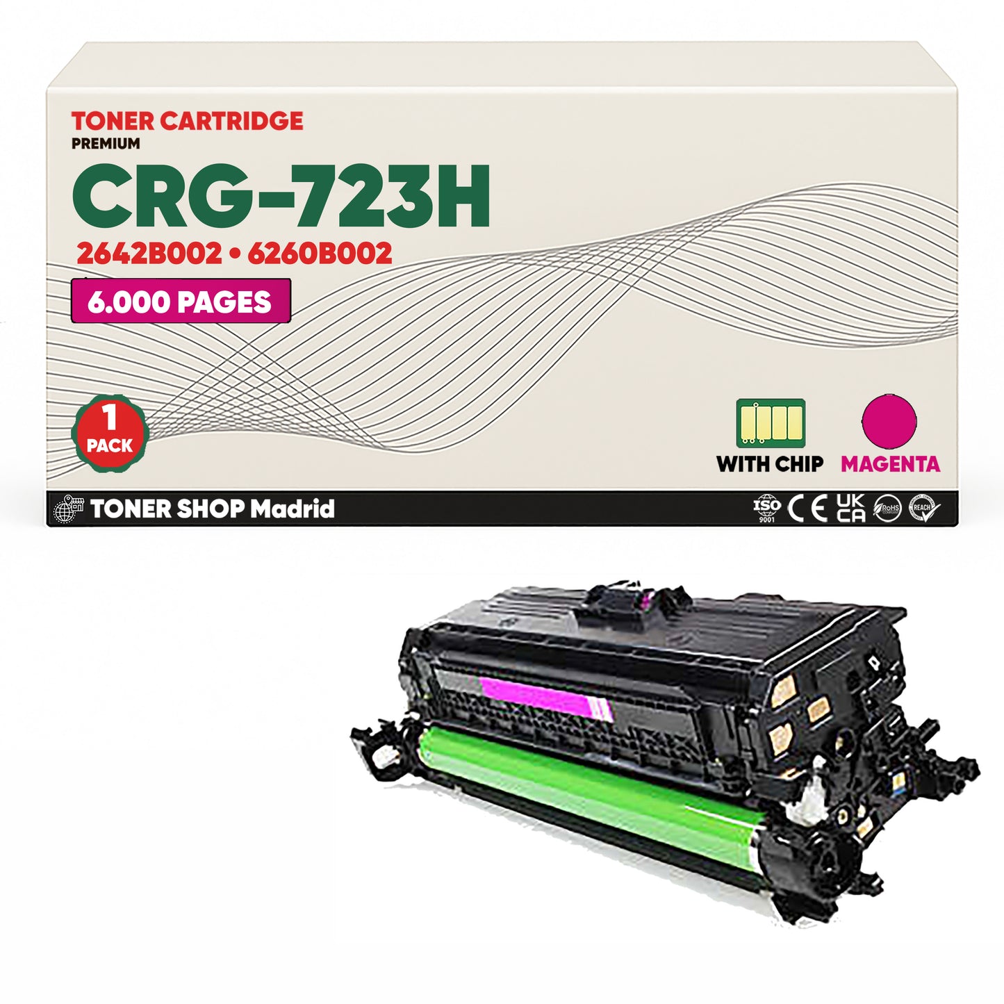 BDink Tóner Compatible Canon 723H/732H (CMYK Pack 4)