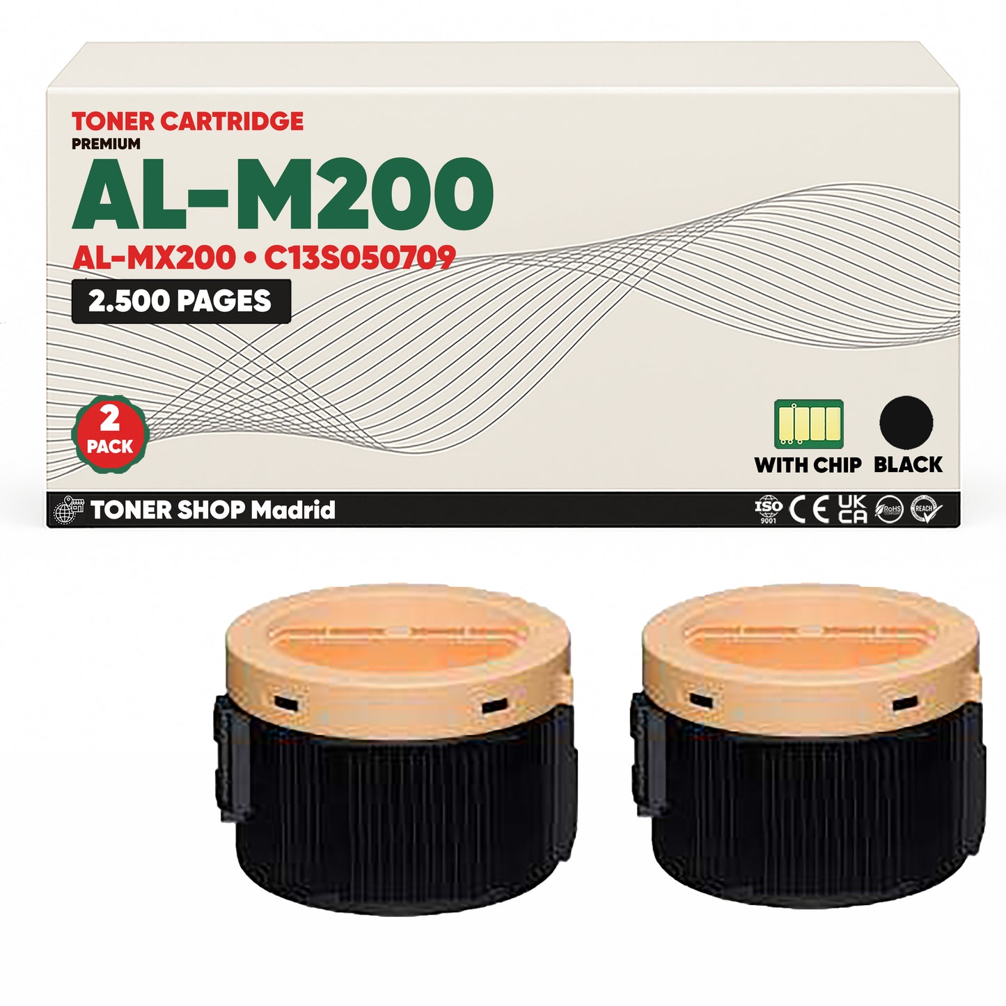 BDink Tóner Compatible Epson AL-M200/AL-MX200 (Negro)