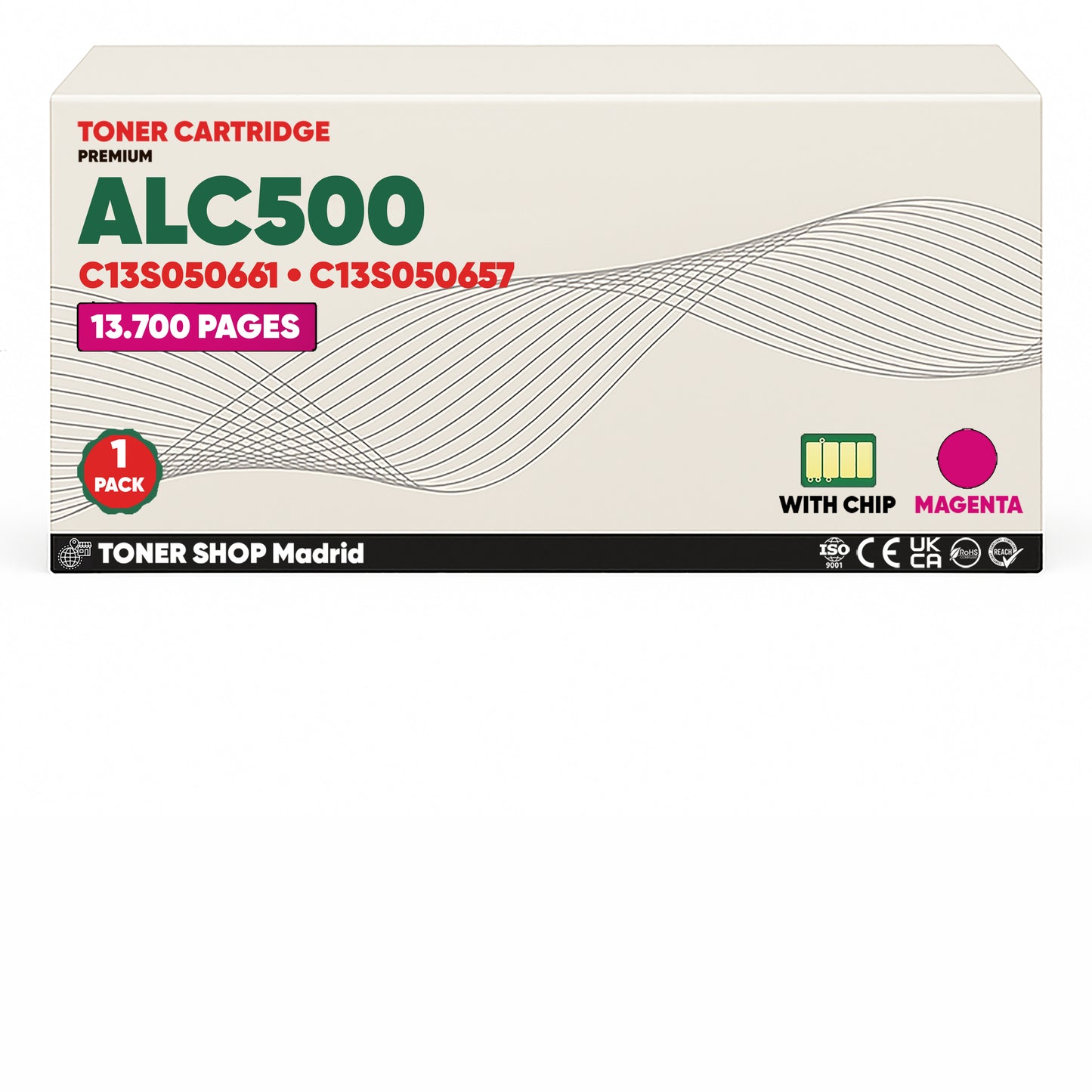 BDink Cartuchos Tóner Compatible Epson ALC500 CMYK (Pack 3)