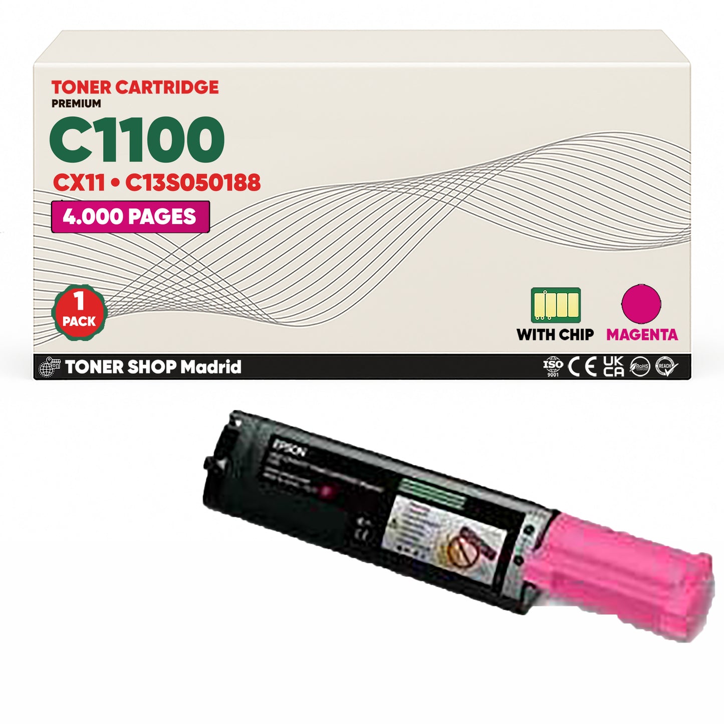 BDink Tóner Compatible Epson C1100/CX11 (Pack 3 CMY)