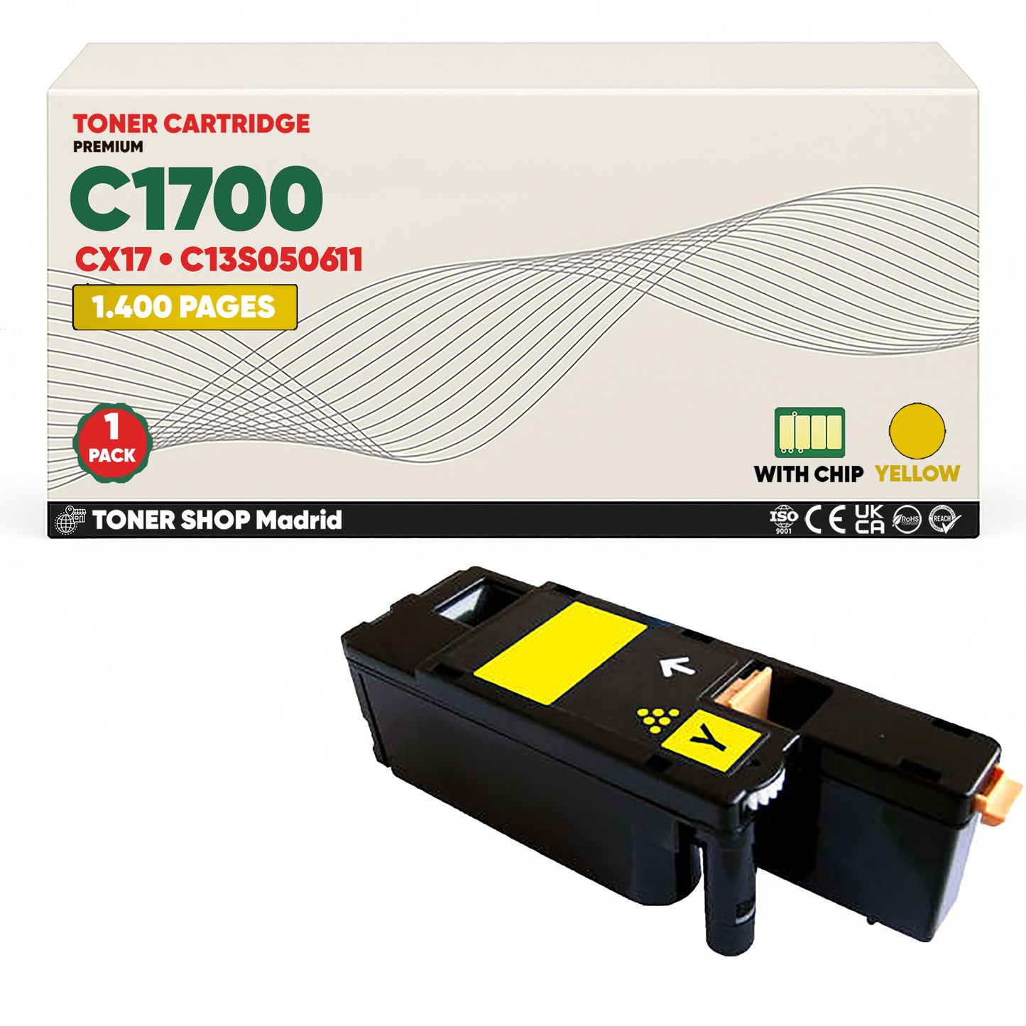 BDink Tóner Compatible Epson C1700/CX17 (Pack 4 CMYK)