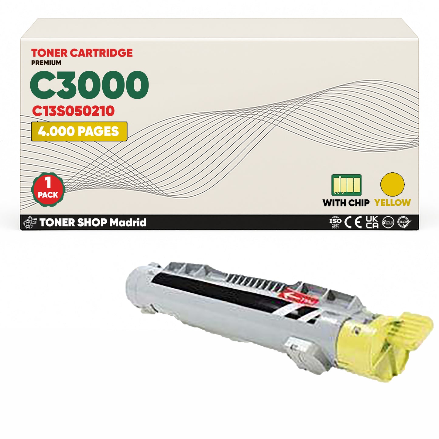 BDink Tóner Compatible Epson C3000 (Pack 3 CMY)