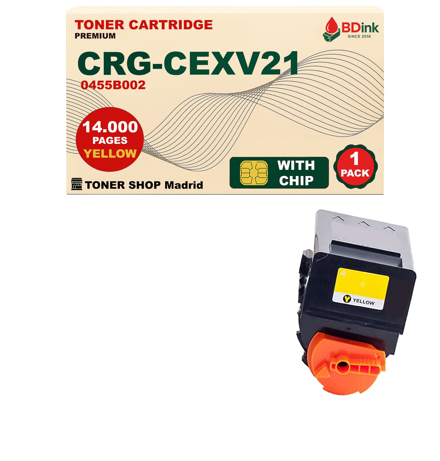 BDink Tóner Compatible Canon C-EXV21 (CMYK 4 Pack)