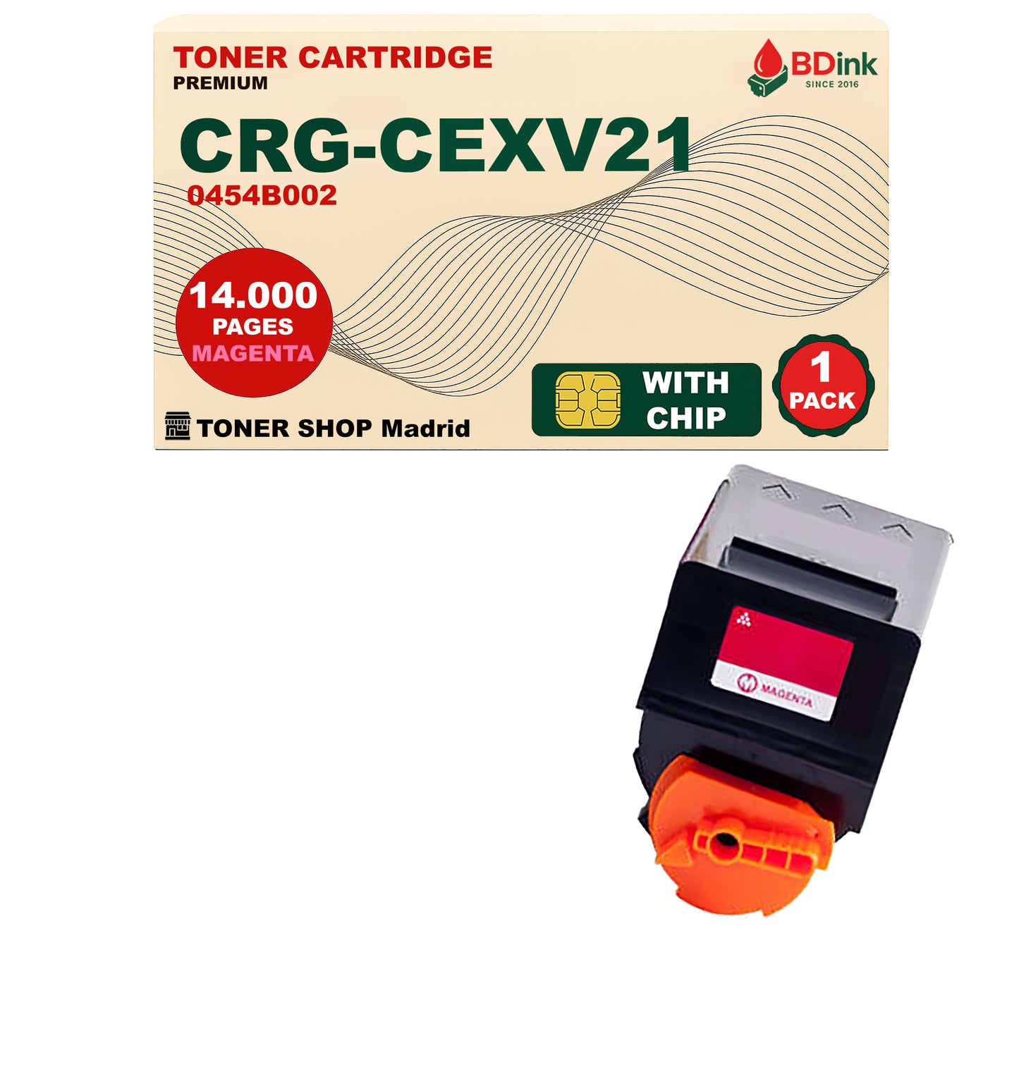 BDink Tóner Compatible Canon C-EXV21 (CMYK 4 Pack)