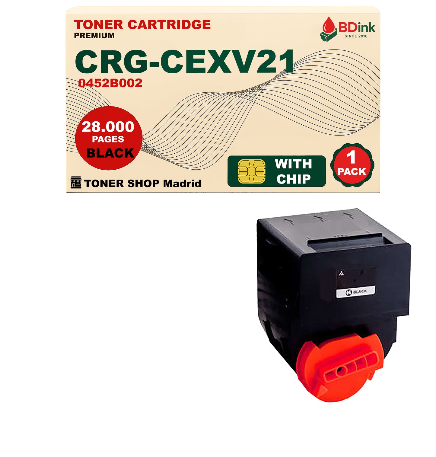 BDink Tóner Compatible Canon C-EXV21 (CMYK 4 Pack)