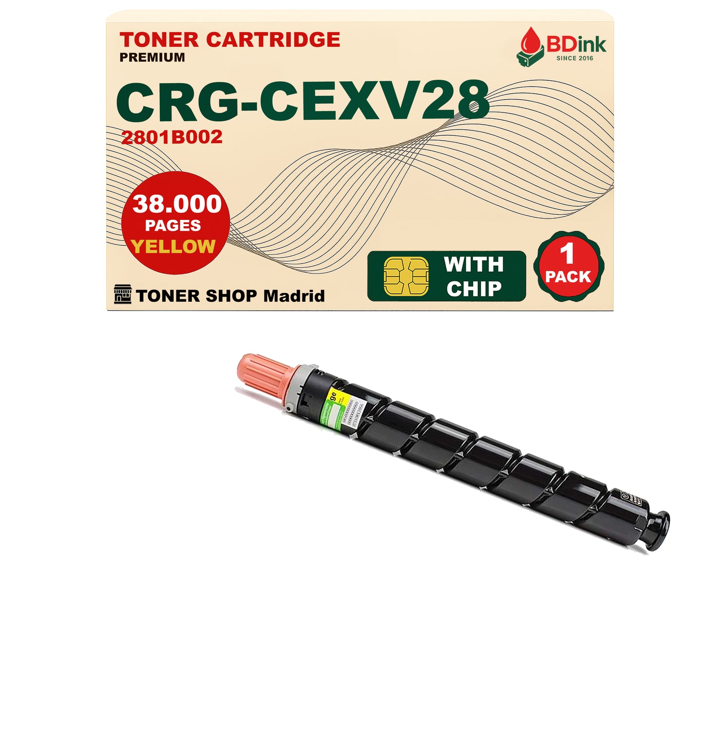 BDink Tóner Compatible Canon C-EXV28 (CMYK 4 Pack)