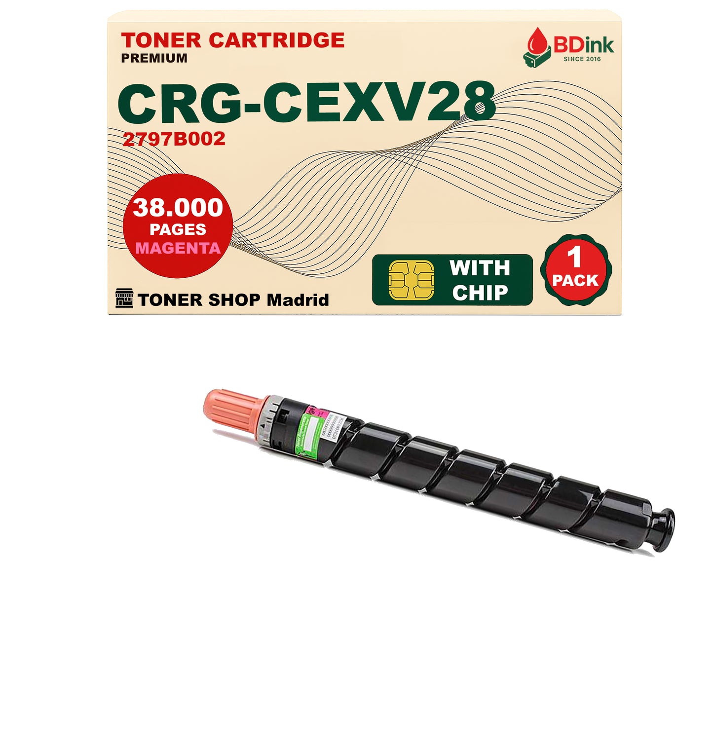BDink Tóner Compatible Canon C-EXV28 (CMYK 4 Pack)