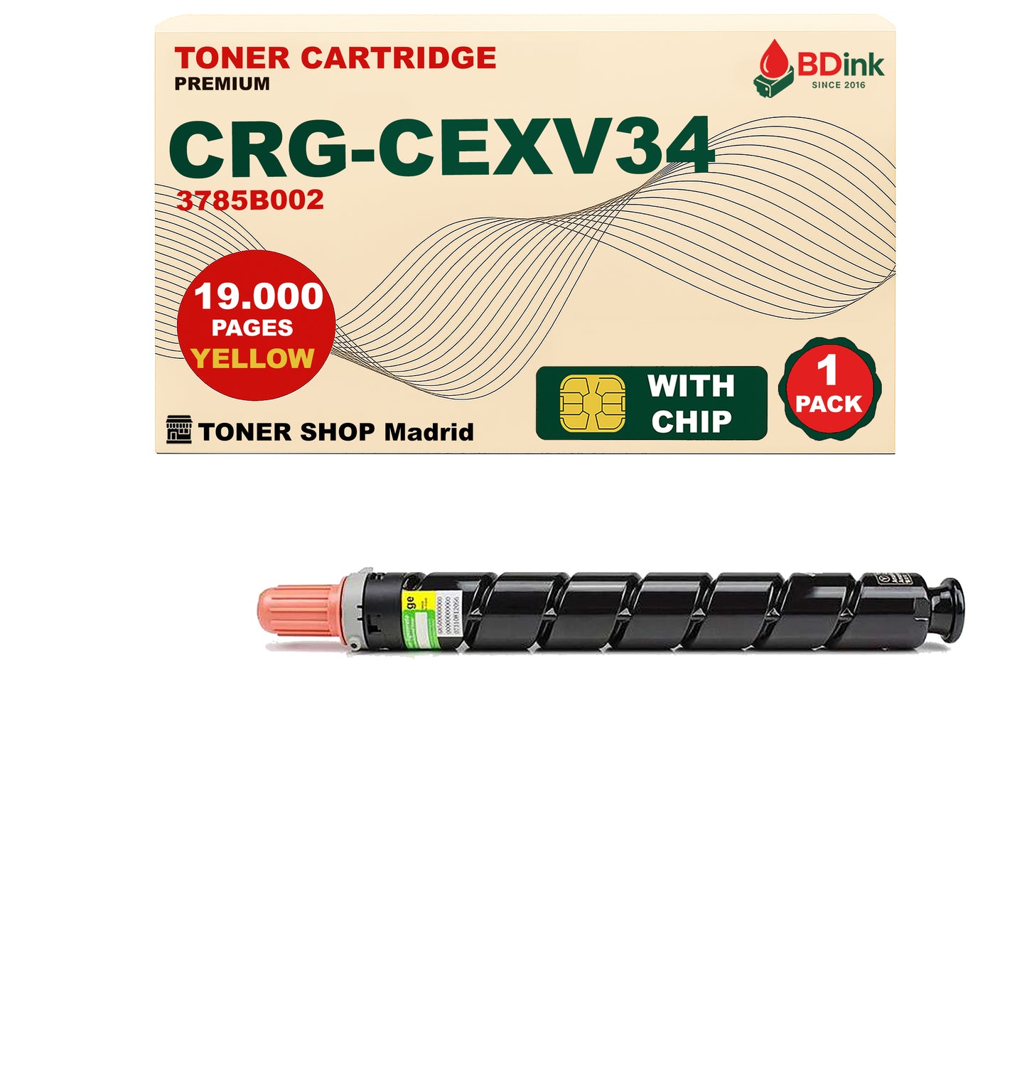 BDink Tóner Compatible Canon C-EXV34 (CMYK 4 Pack)