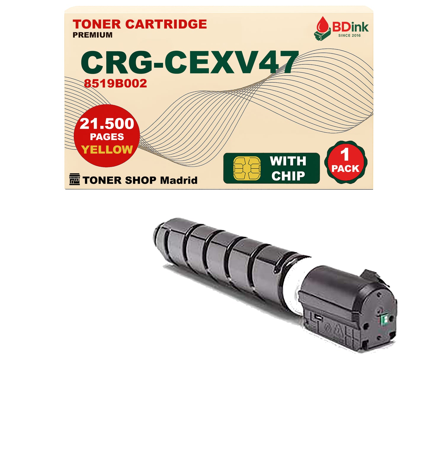 BDink Tóner Compatible Canon C-EXV47 (CMYK 4 Pack)
