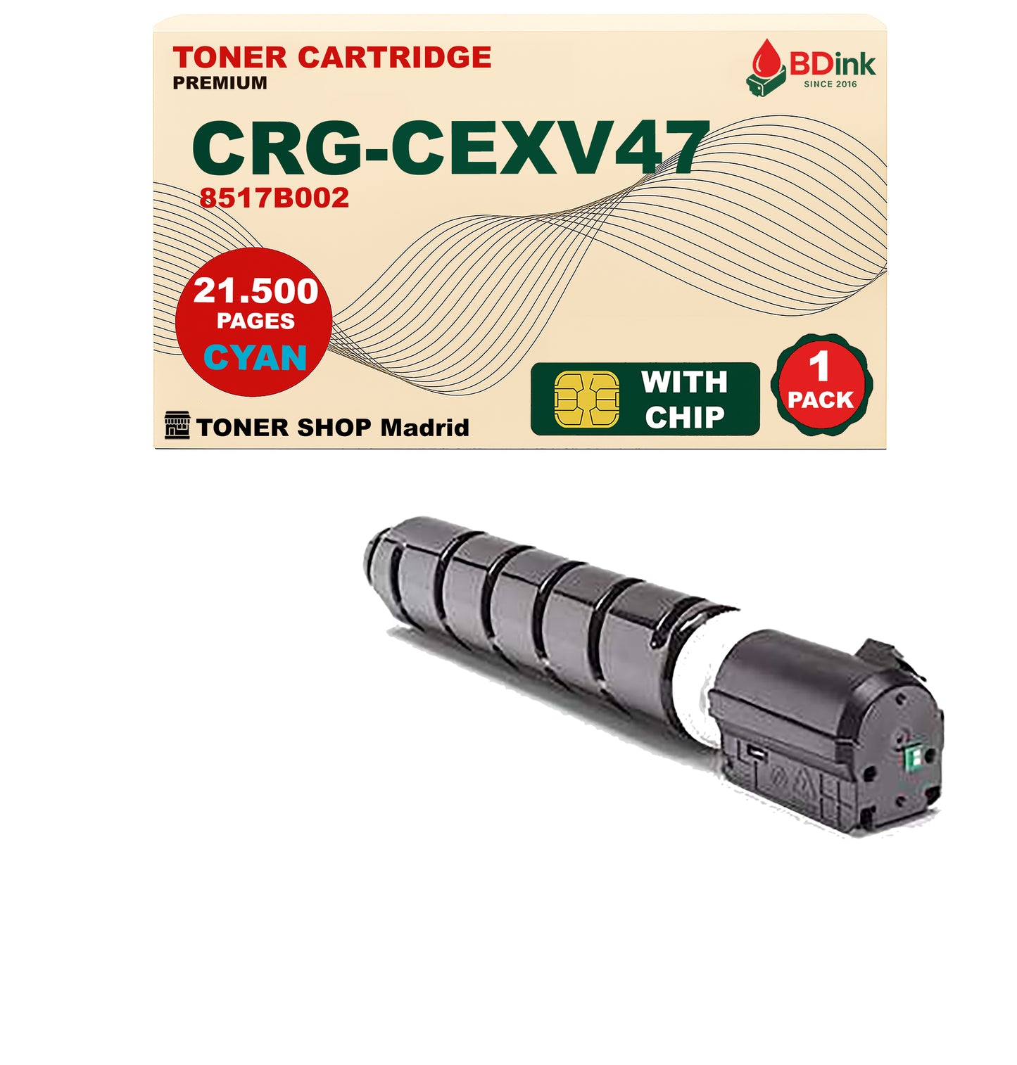 BDink Tóner Compatible Canon C-EXV47 (CMYK 4 Pack)