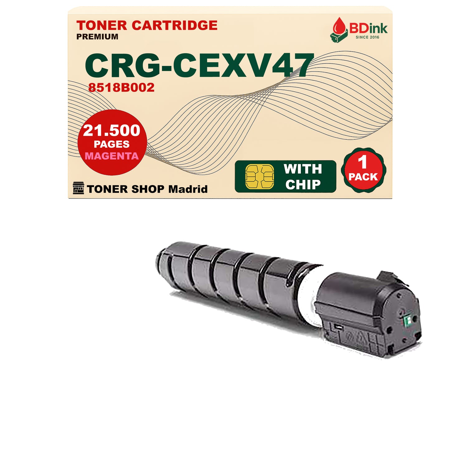 BDink Tóner Compatible Canon C-EXV47 (CMYK 4 Pack)