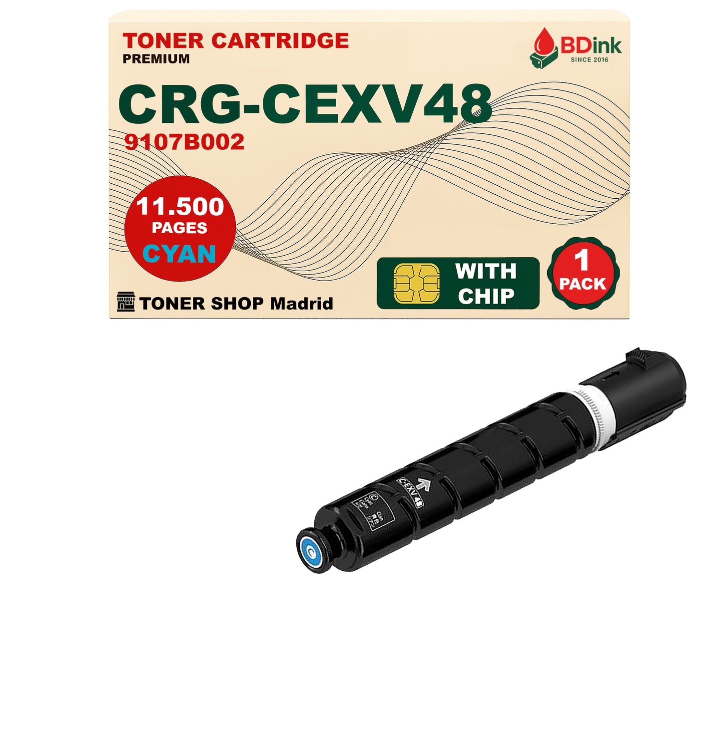 BDink Tóner Compatible Canon C-EXV48 (CMYK 4 Pack)