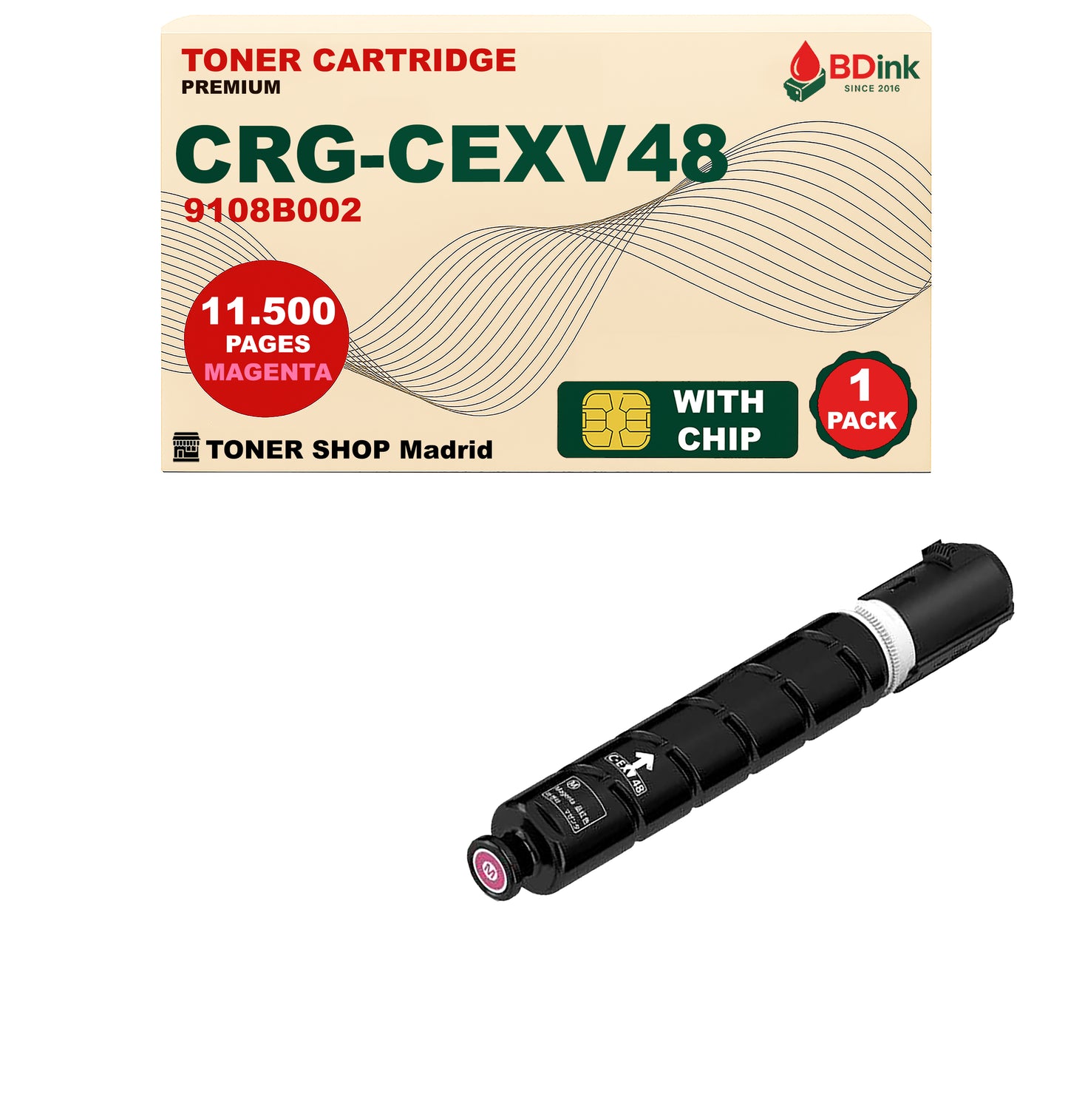 BDink Tóner Compatible Canon C-EXV48 (CMYK 4 Pack)