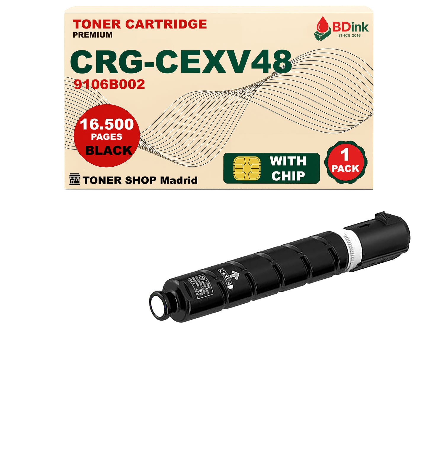 BDink Tóner Compatible Canon C-EXV48 (CMYK 4 Pack)