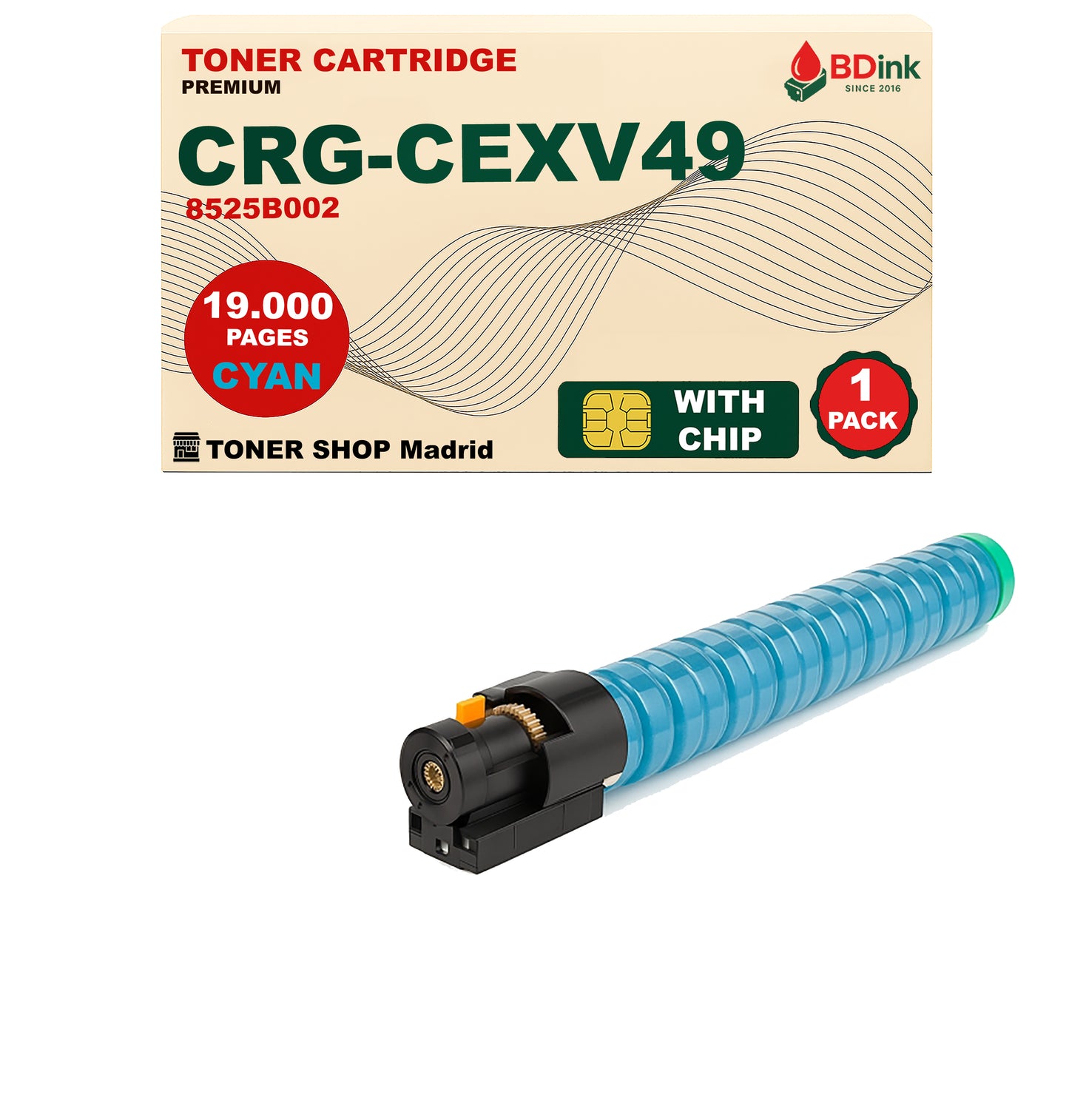 BDink Tóner Compatible Canon C-EXV49 (CMYK 4 Pack)