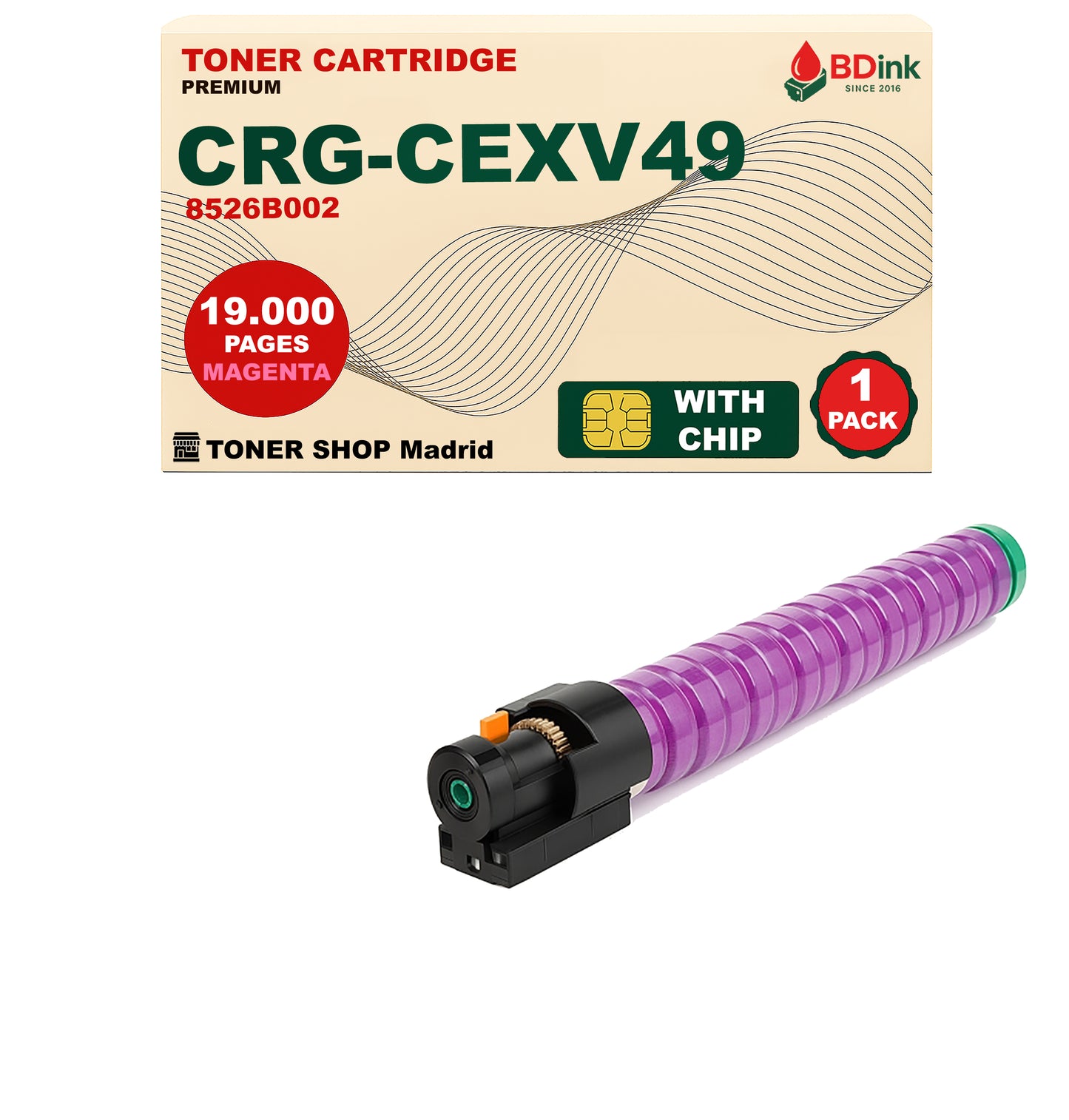 BDink Tóner Compatible Canon C-EXV49 (CMYK 4 Pack)
