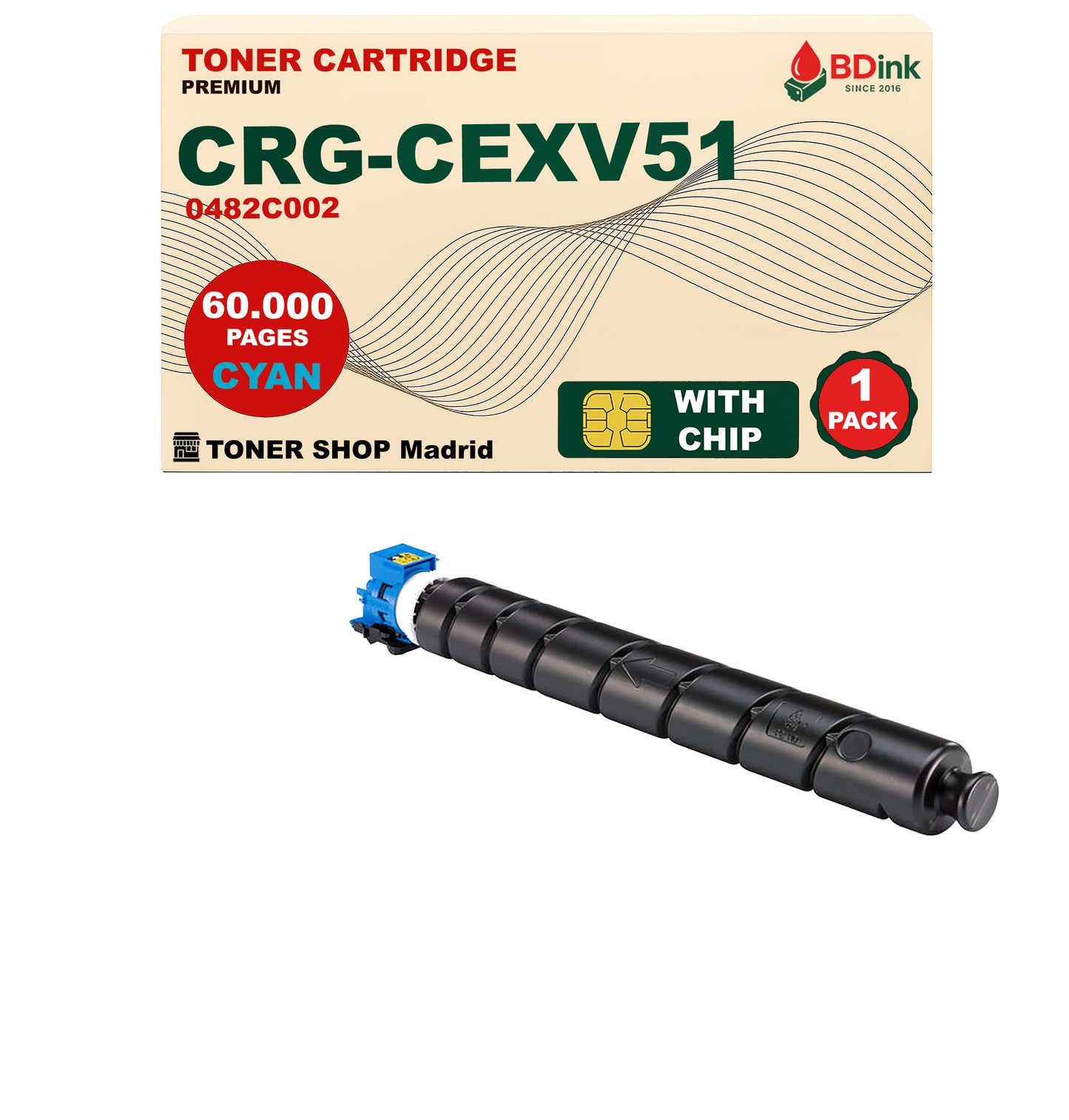 BDink Tóner Compatible Canon C-EXV51 (CMYK 4 Pack)