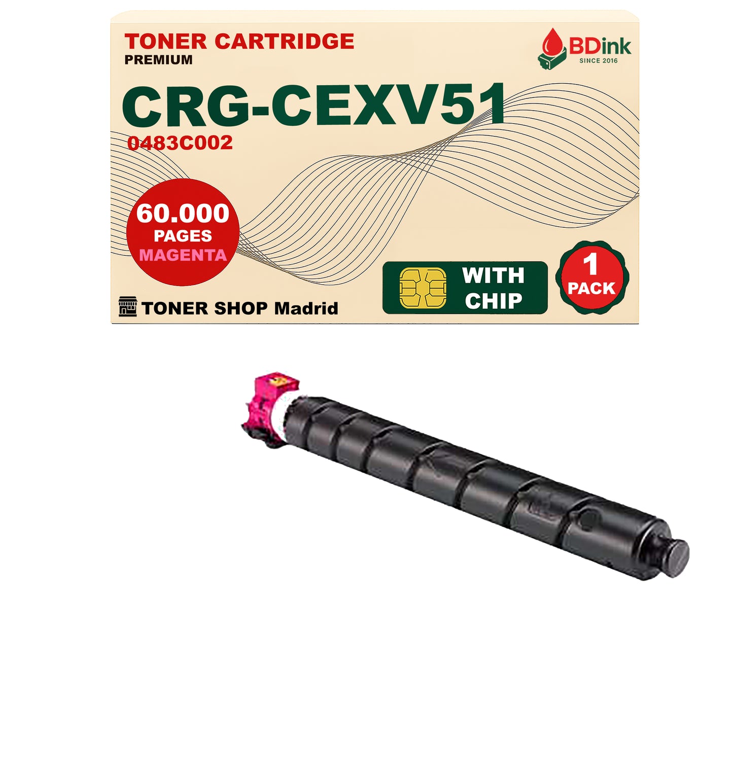 BDink Tóner Compatible Canon C-EXV51 (CMYK 4 Pack)