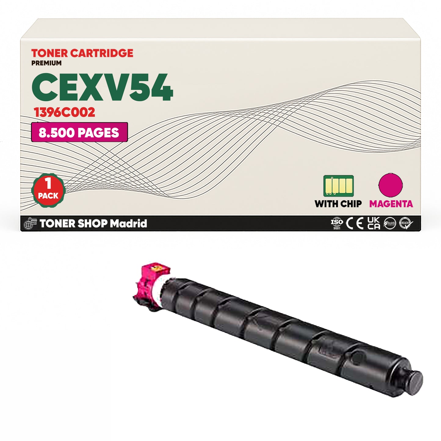 BDink Tóner Compatible Canon C-EXV54 (CMYK 4 Pack)